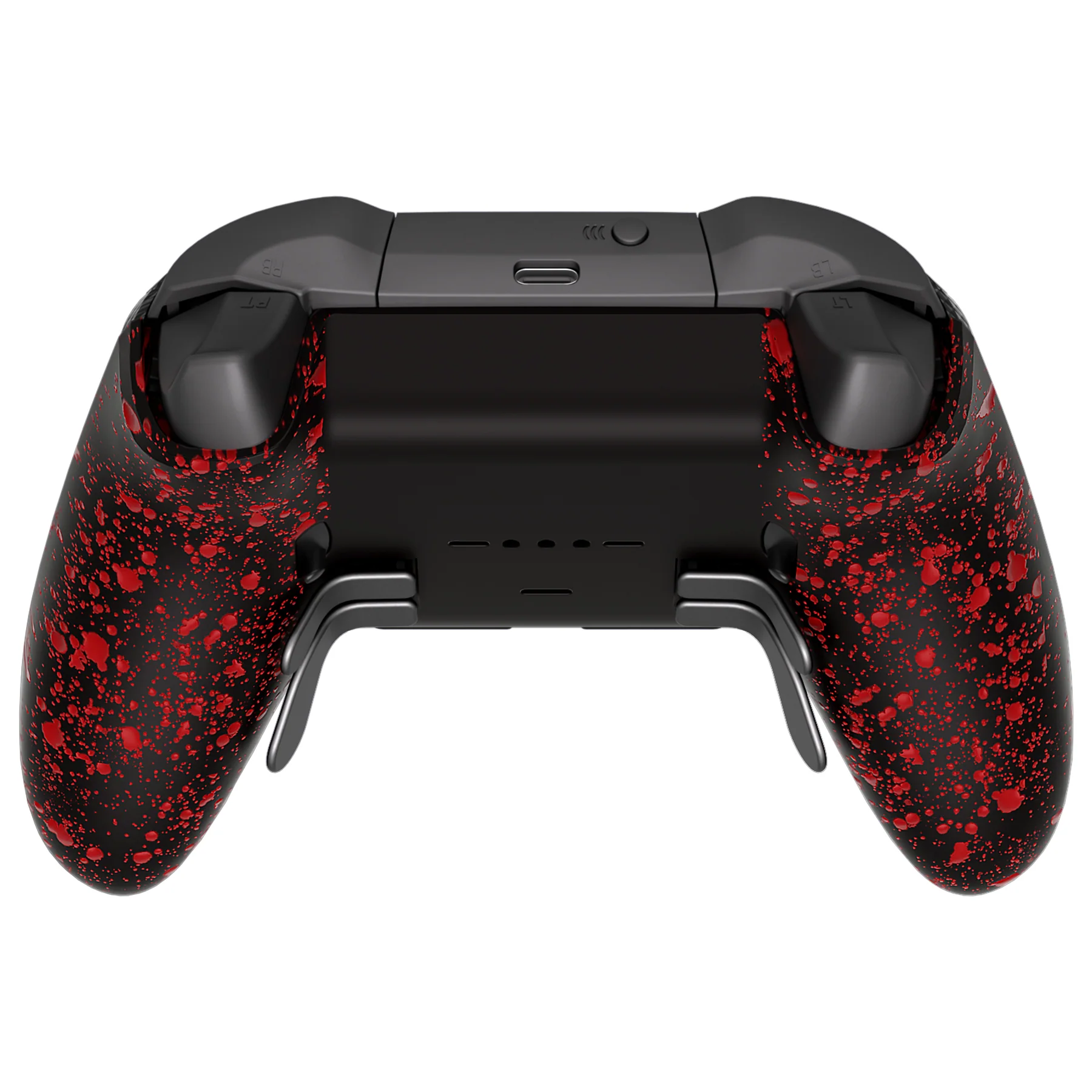 eXtremeRate Replacement Bottom Shell Case for Xbox Elite Series 2 & Elite Series 2 Core Controller Model 1797 - Textured Red - Image 7