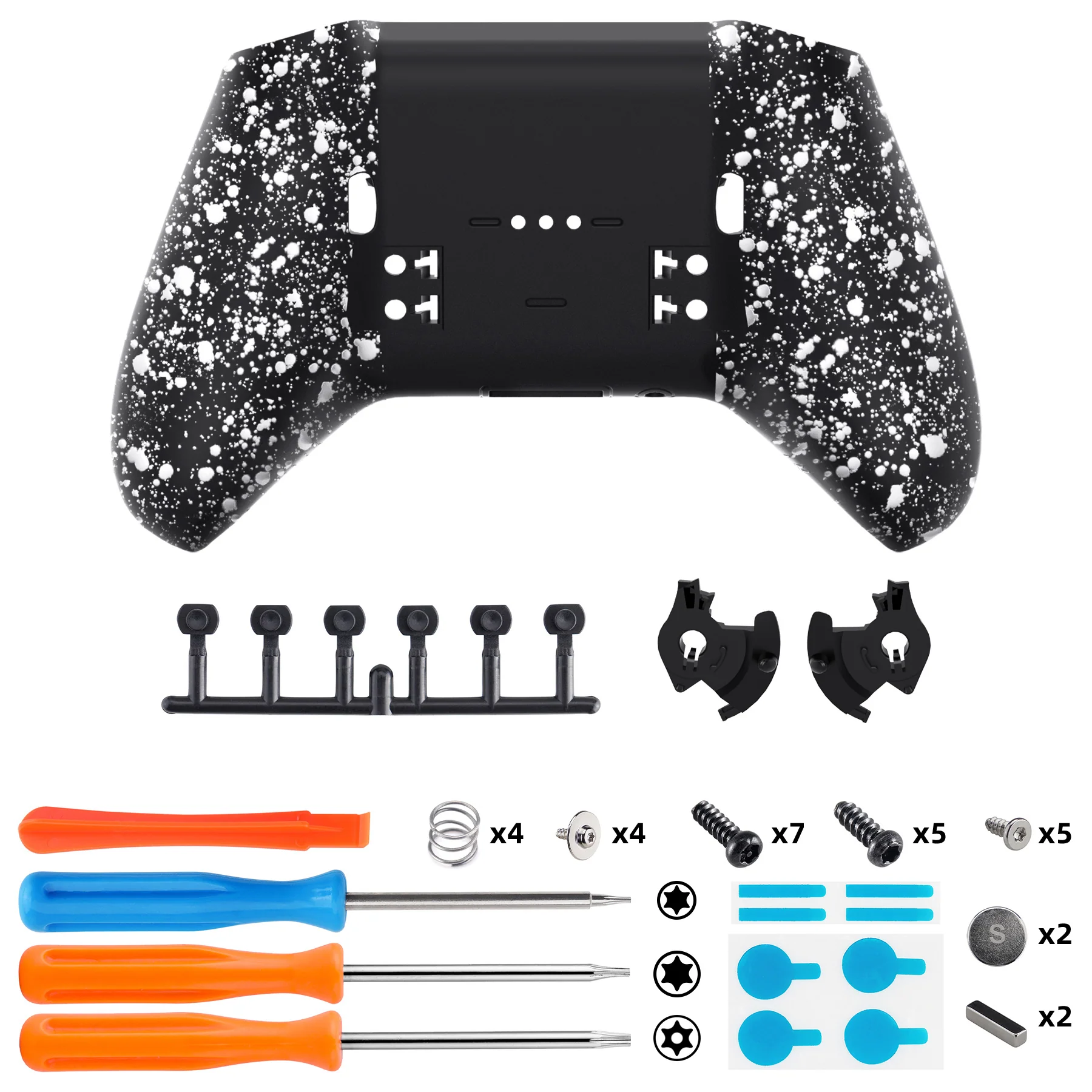 eXtremeRate Replacement Bottom Shell Case for Xbox Elite Series 2 & Elite Series 2 Core Controller Model 1797 - Textured White - Image 2