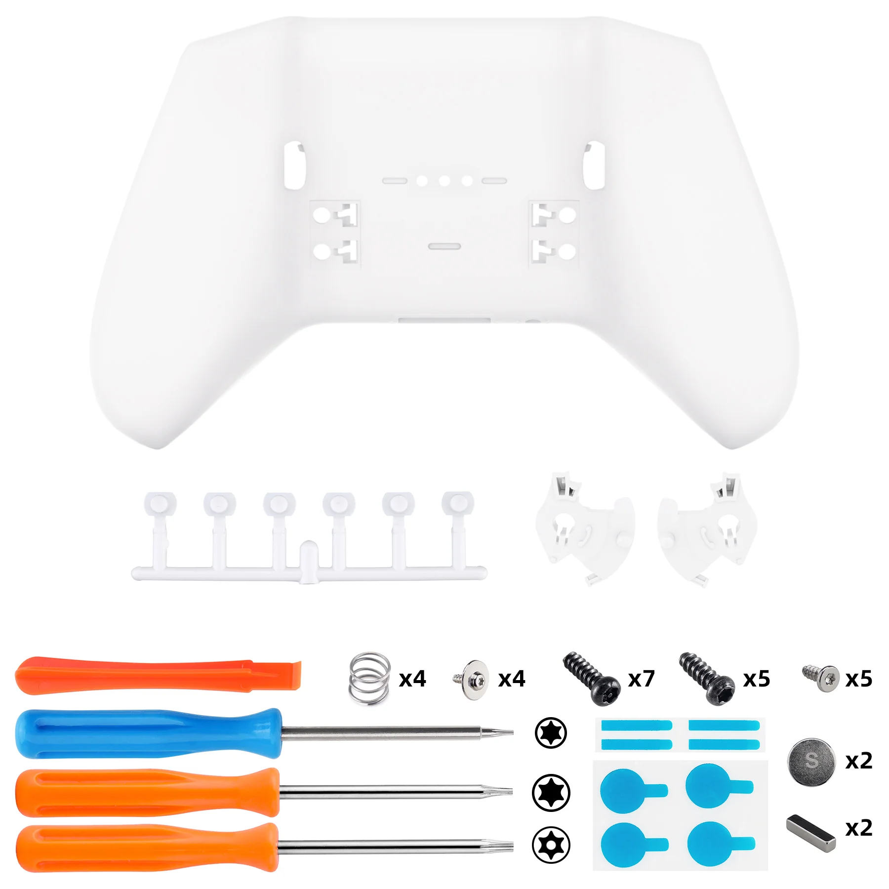 eXtremeRate Replacement Bottom Shell Case for Xbox Elite Series 2 & Elite Series 2 Core Controller Model 1797 - White - Image 2
