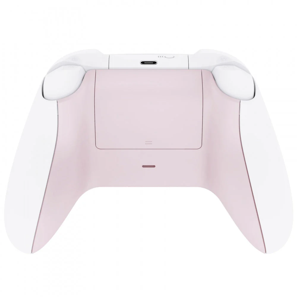 eXtremeRate Replacement Bottom Shell with Battery Cover for Xbox Series X & S Controller - Cherry Blossoms Pink - Image 4