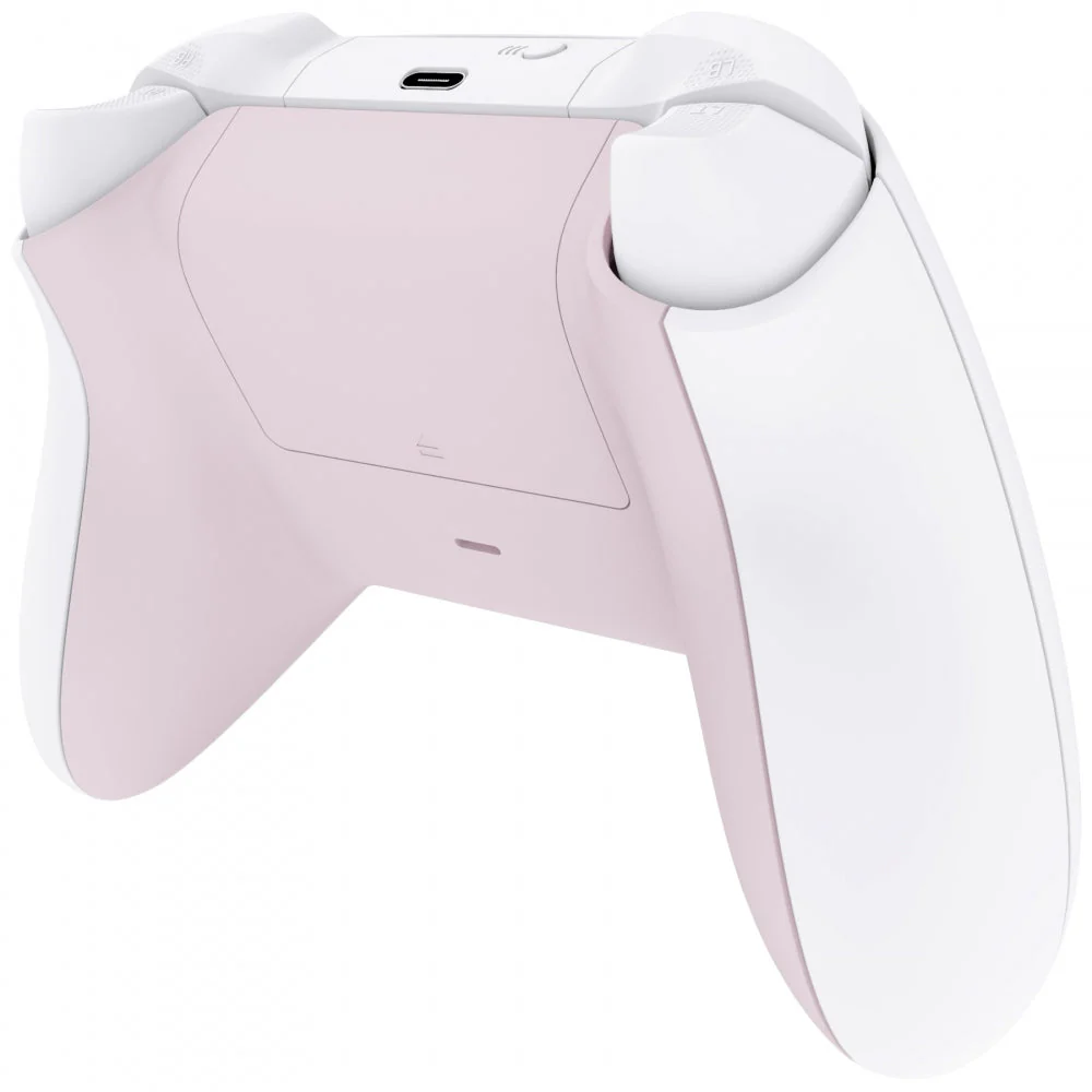 eXtremeRate Replacement Bottom Shell with Battery Cover for Xbox Series X & S Controller - Cherry Blossoms Pink - Image 6