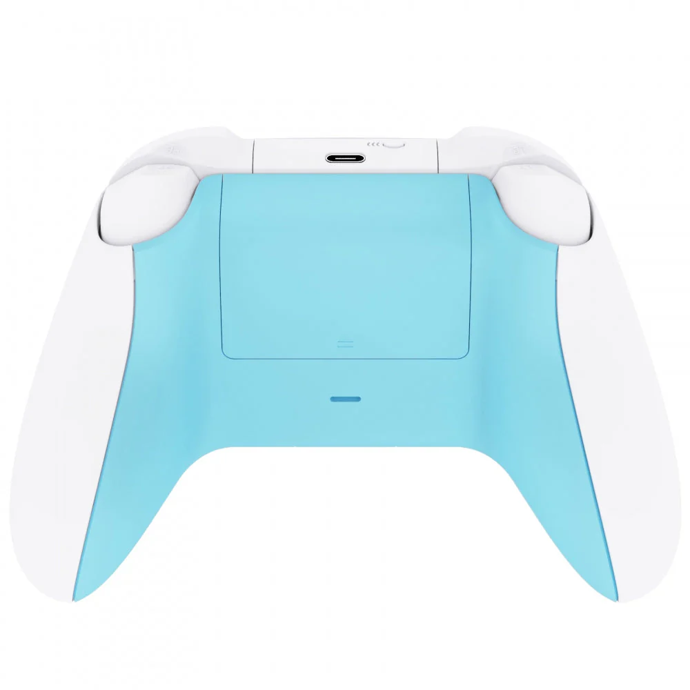 eXtremeRate Replacement Bottom Shell with Battery Cover for Xbox Series X & S Controller - Heaven Blue - Image 4