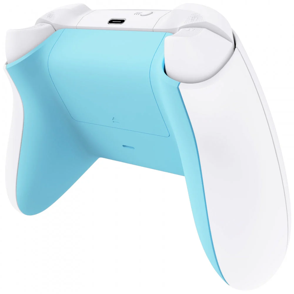 eXtremeRate Replacement Bottom Shell with Battery Cover for Xbox Series X & S Controller - Heaven Blue - Image 6