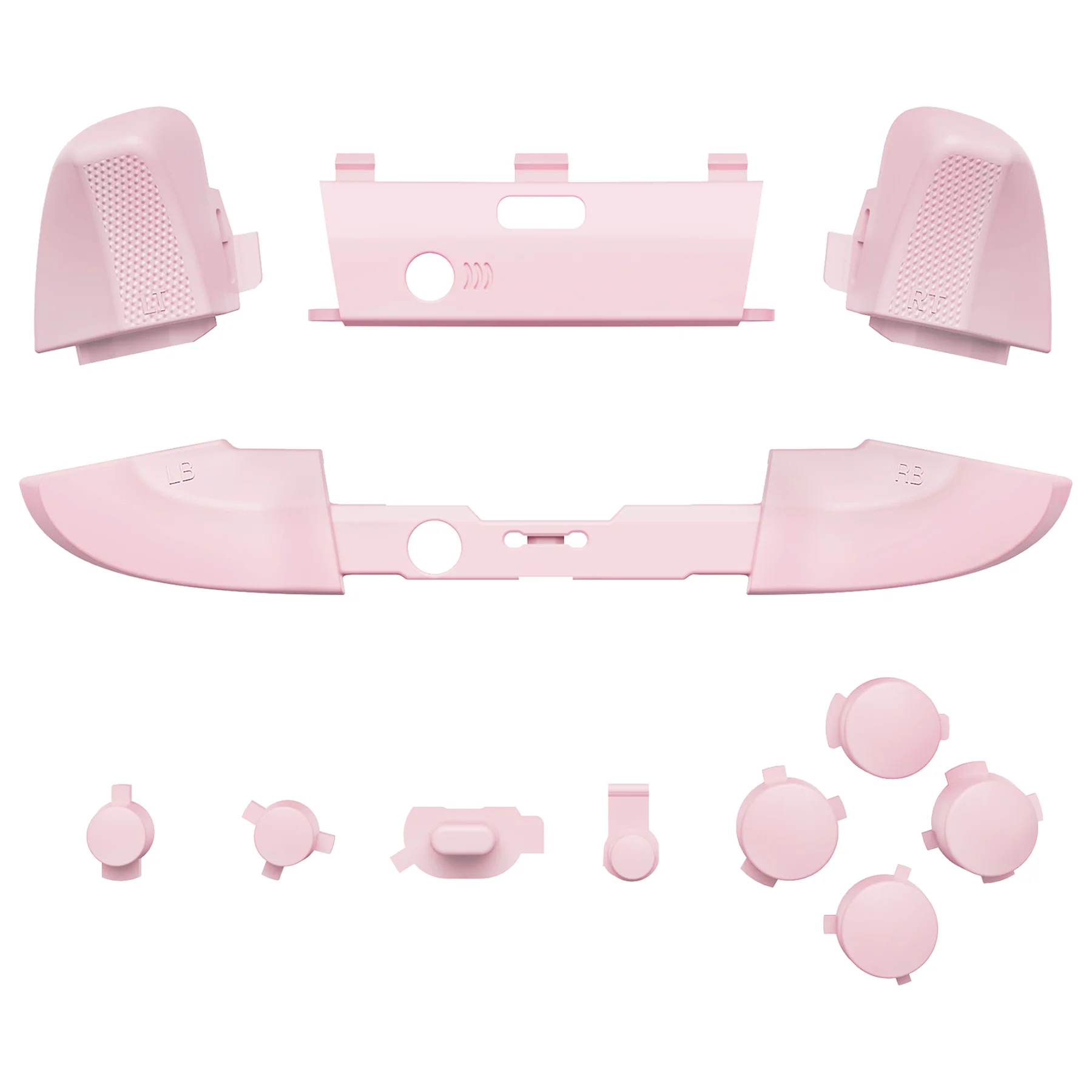 eXtremeRate Replacement Buttons Kit for Xbox One Elite Series 2  & Elite 2 Core Controller - Cherry Blossoms Pink - Image 2