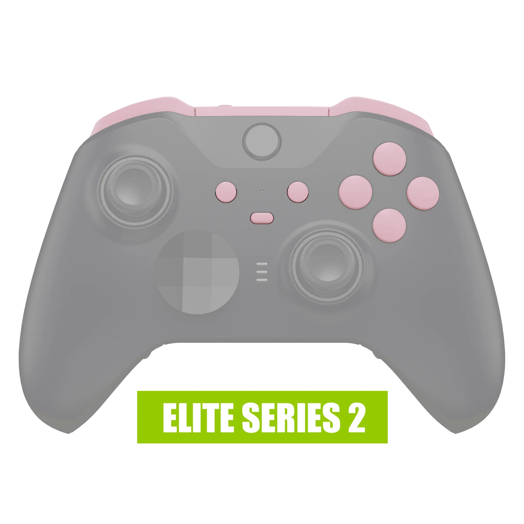 eXtremeRate Replacement Buttons Kit for Xbox One Elite Series 2  & Elite 2 Core Controller - Cherry Blossoms Pink - Image 4