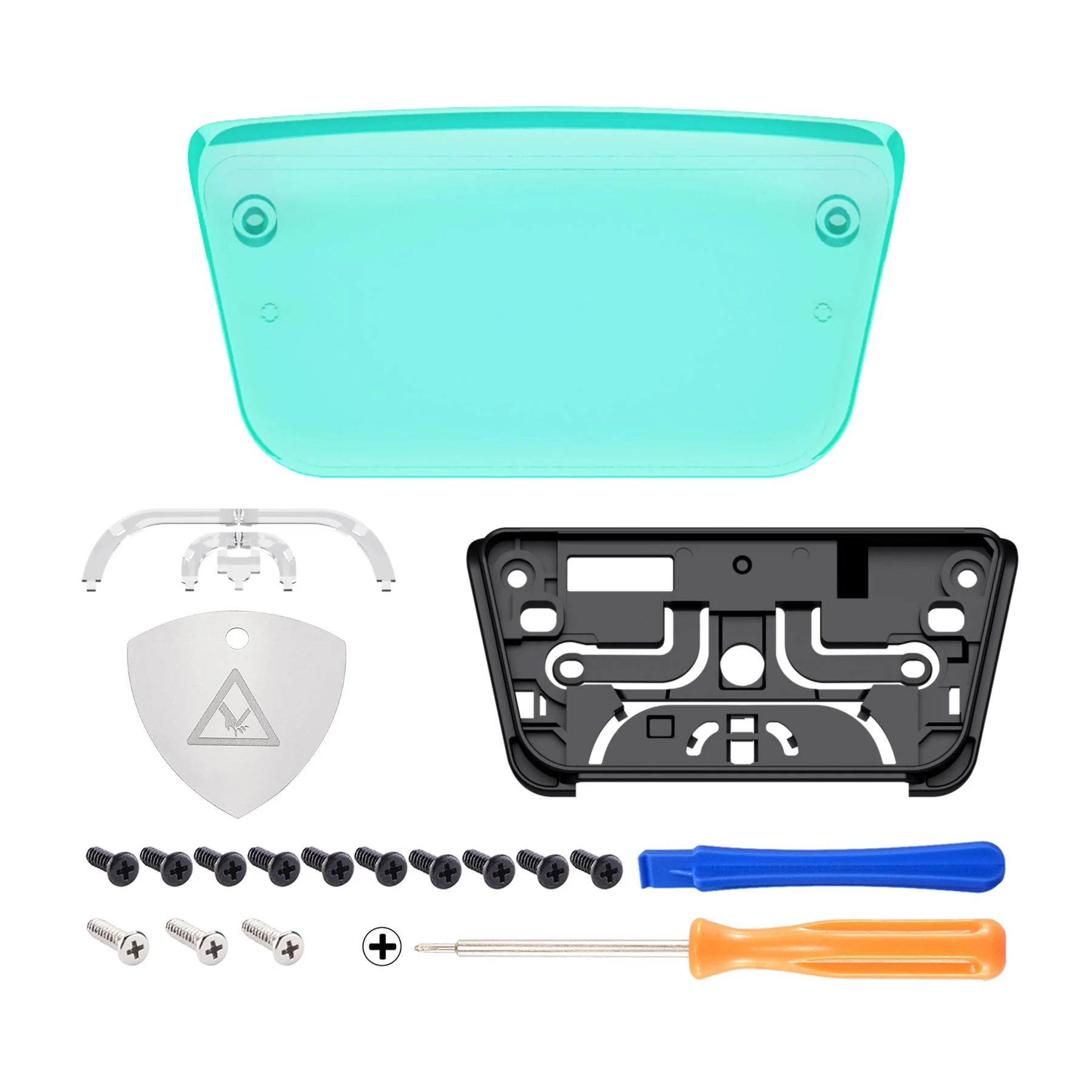 eXtremeRate Replacement Custom Touchpad Cover Compatible with PS5 Controller BDM-010/020/030/040/050/060 - Emerald Green - Image 2