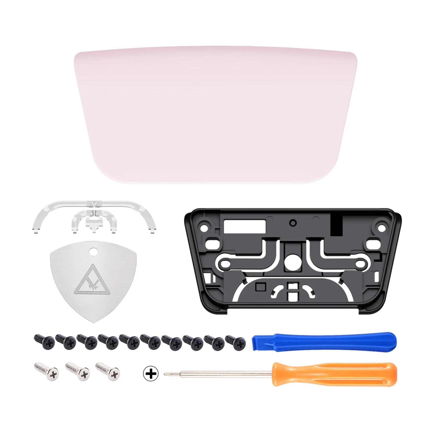 eXtremeRate Replacement Custom Touchpad Cover Compatible with PS5 Controller BDM-010/020/030/040/050/060 - Cherry Blossoms Pink - Image 2