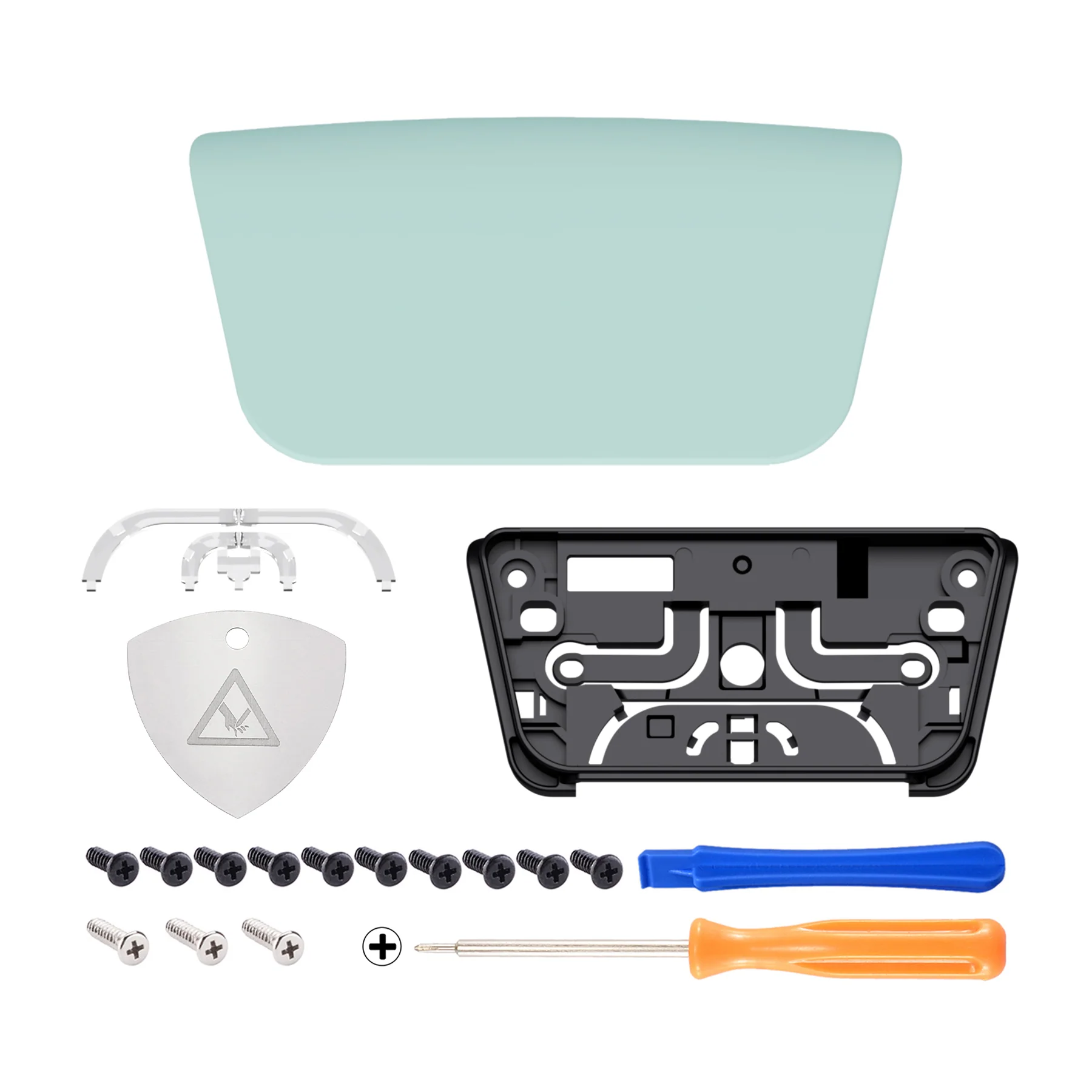 eXtremeRate Replacement Custom Touchpad Cover Compatible with PS5 Controller BDM-010/020/030/040/050/060 - Light Cyan - Image 2