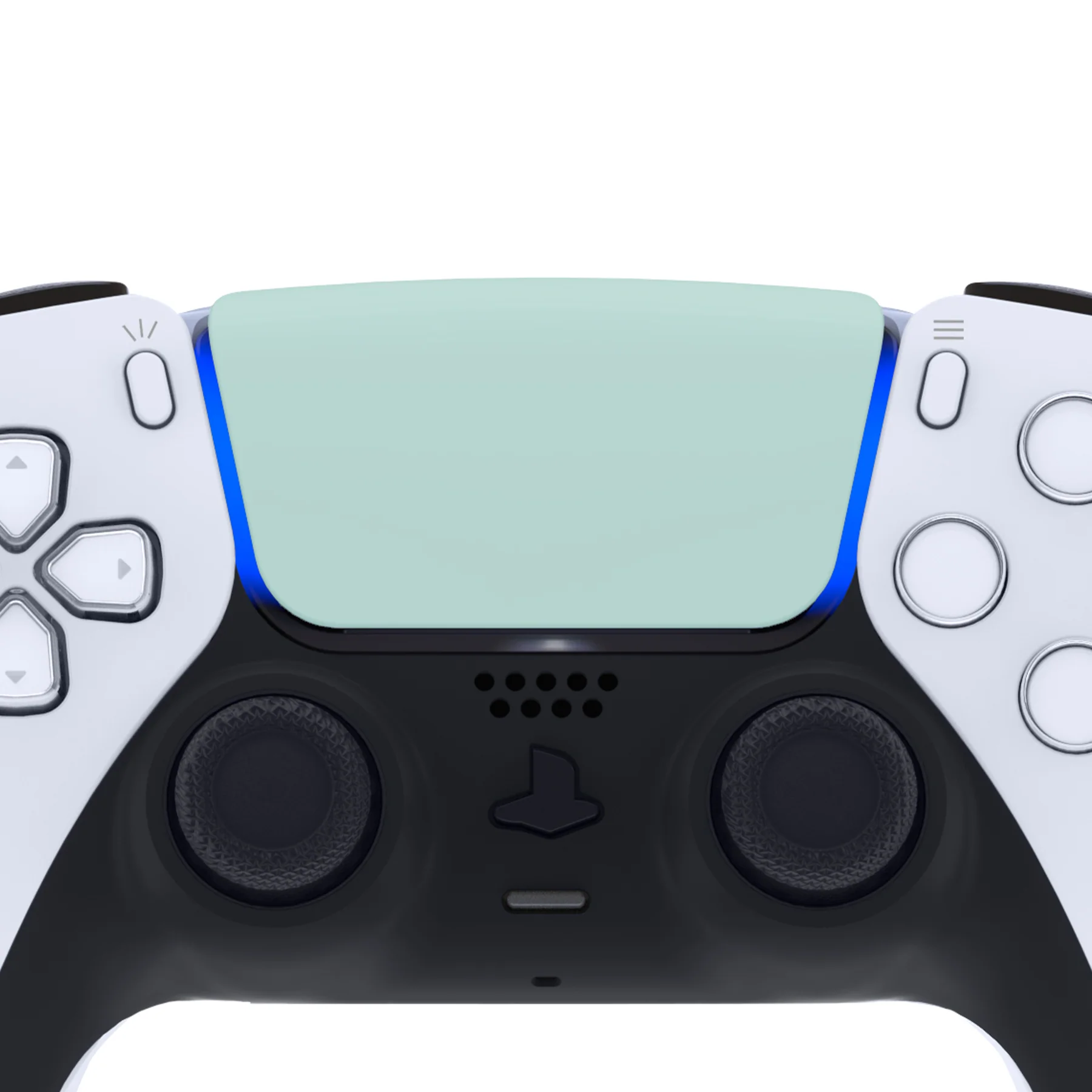 eXtremeRate Replacement Custom Touchpad Cover Compatible with PS5 Controller BDM-010/020/030/040/050/060 - Light Cyan - Image 4