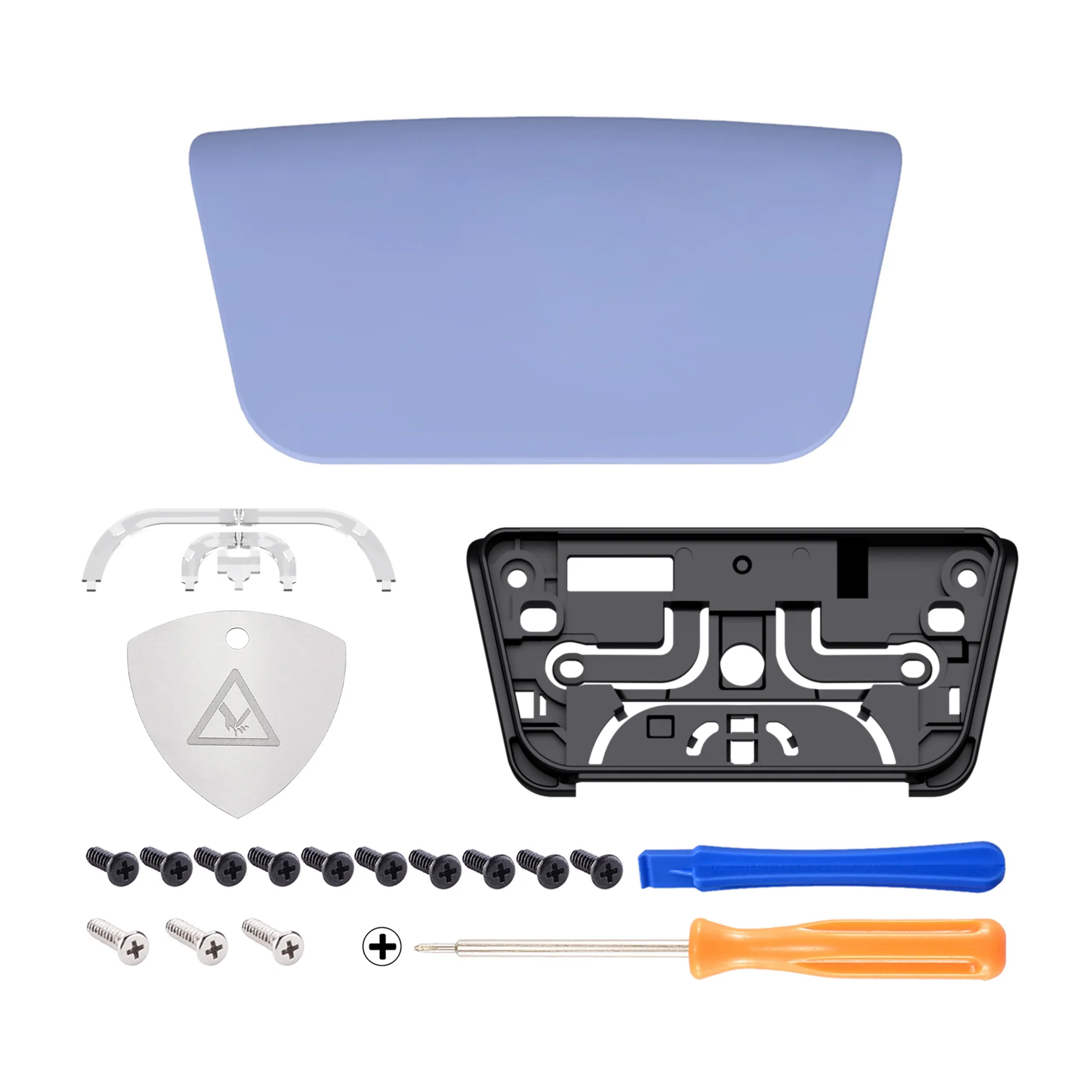 eXtremeRate Replacement Custom Touchpad Cover Compatible with PS5 Controller BDM-010/020/030/040/050/060 - Light Violet - Image 2