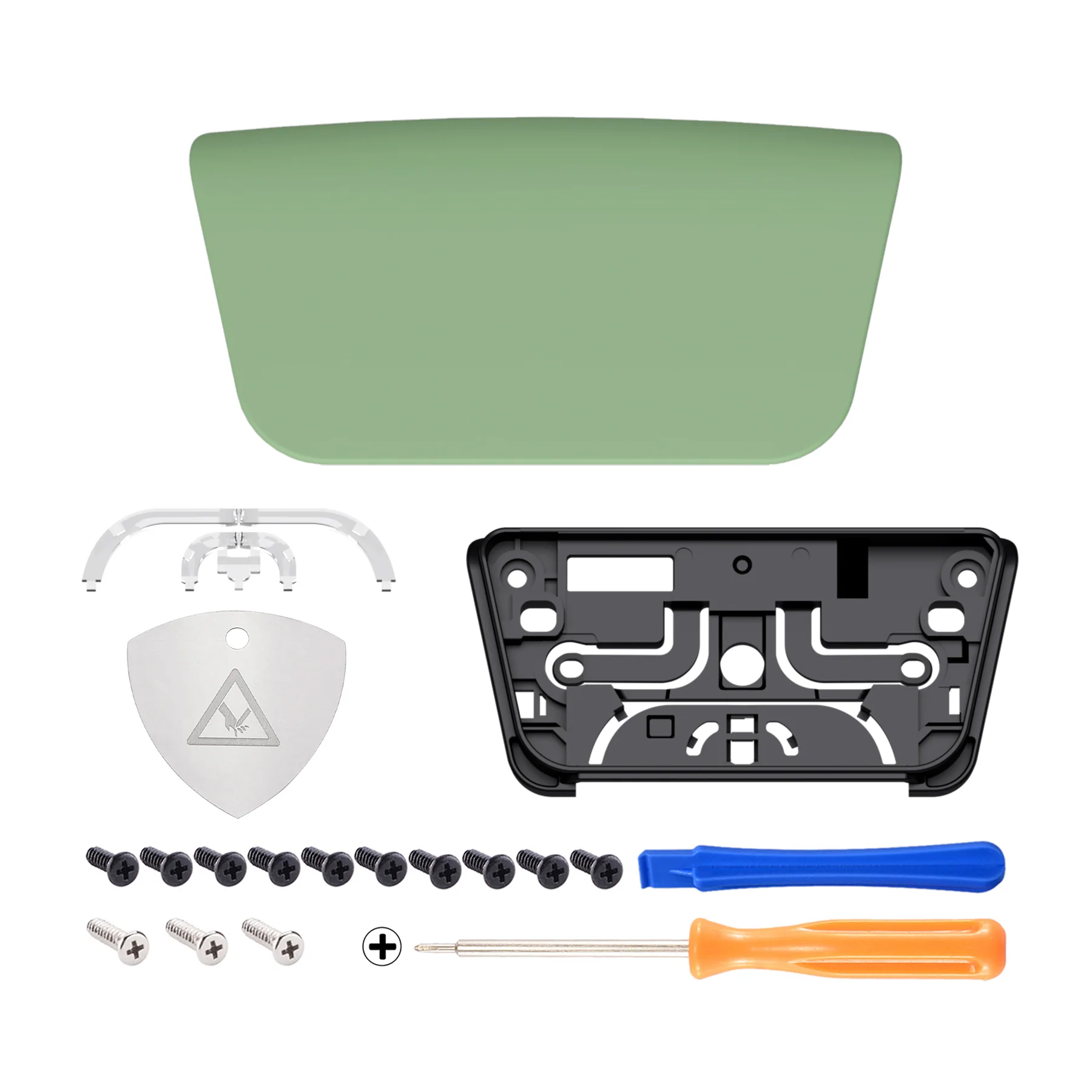eXtremeRate Replacement Custom Touchpad Cover Compatible with PS5 Controller BDM-010/020/030/040/050/060 - Matcha Green - Image 2