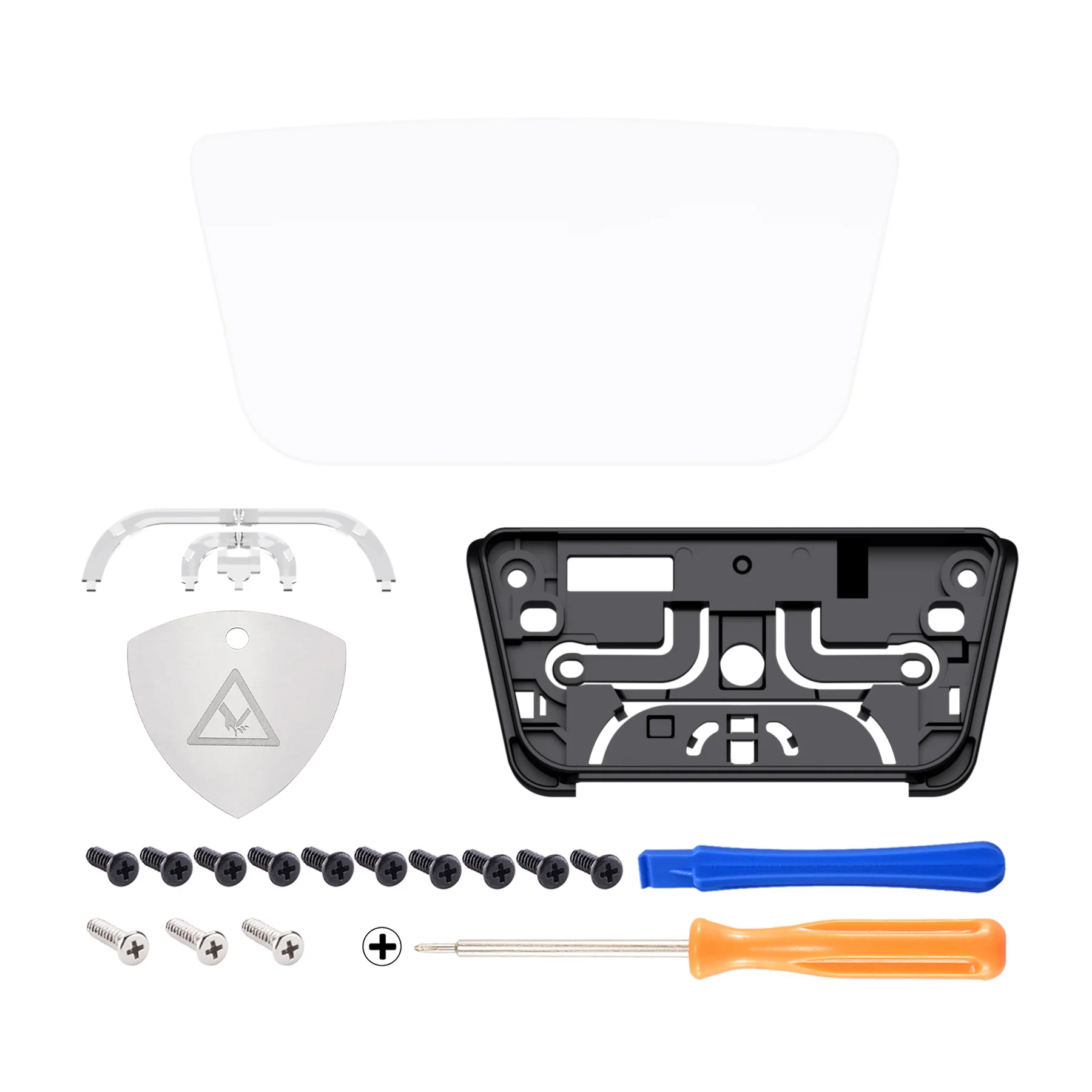 eXtremeRate Replacement Custom Touchpad Cover Compatible with PS5 Controller BDM-010/020/030/040/050/060 - White - Image 2