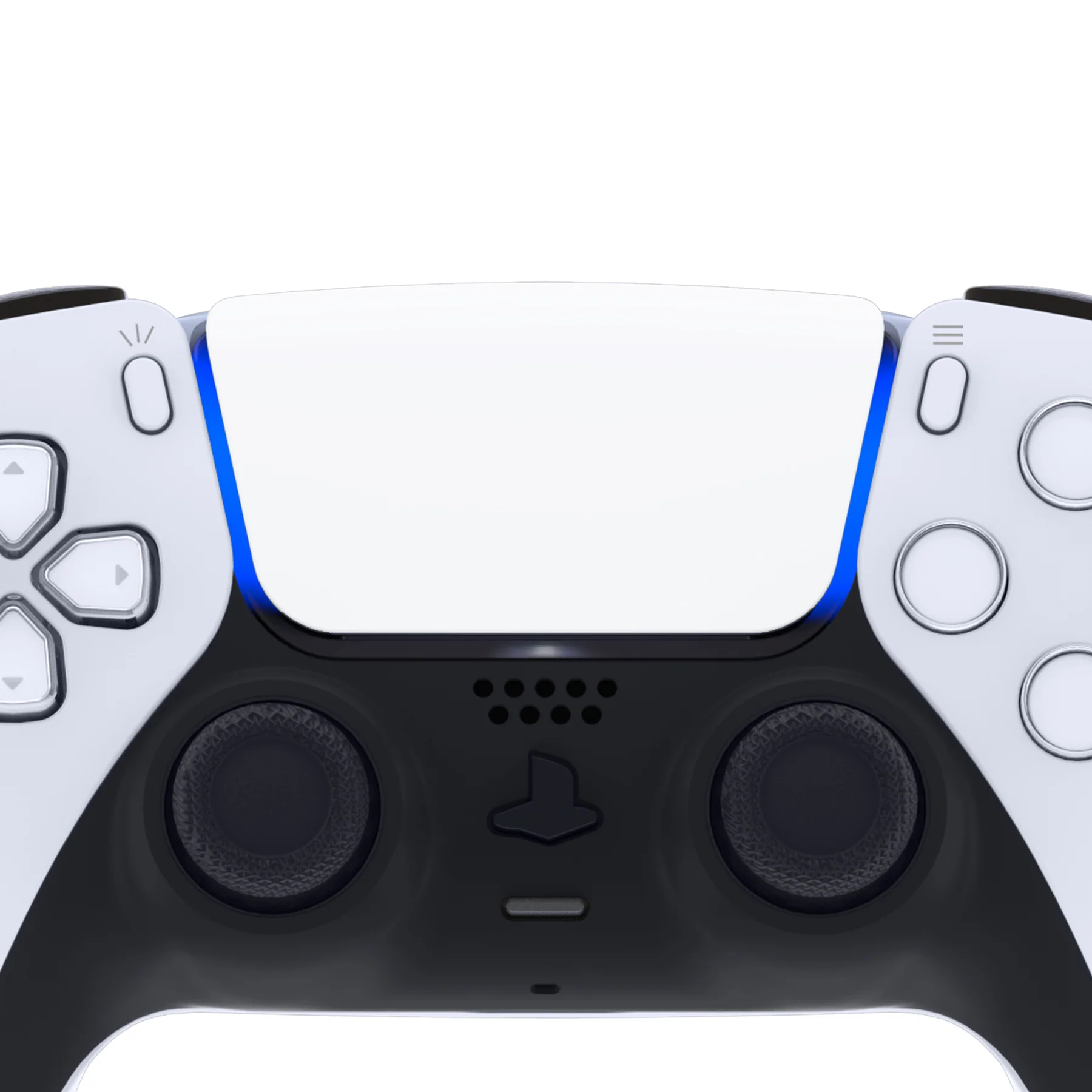 eXtremeRate Replacement Custom Touchpad Cover Compatible with PS5 Controller BDM-010/020/030/040/050/060 - White - Image 4