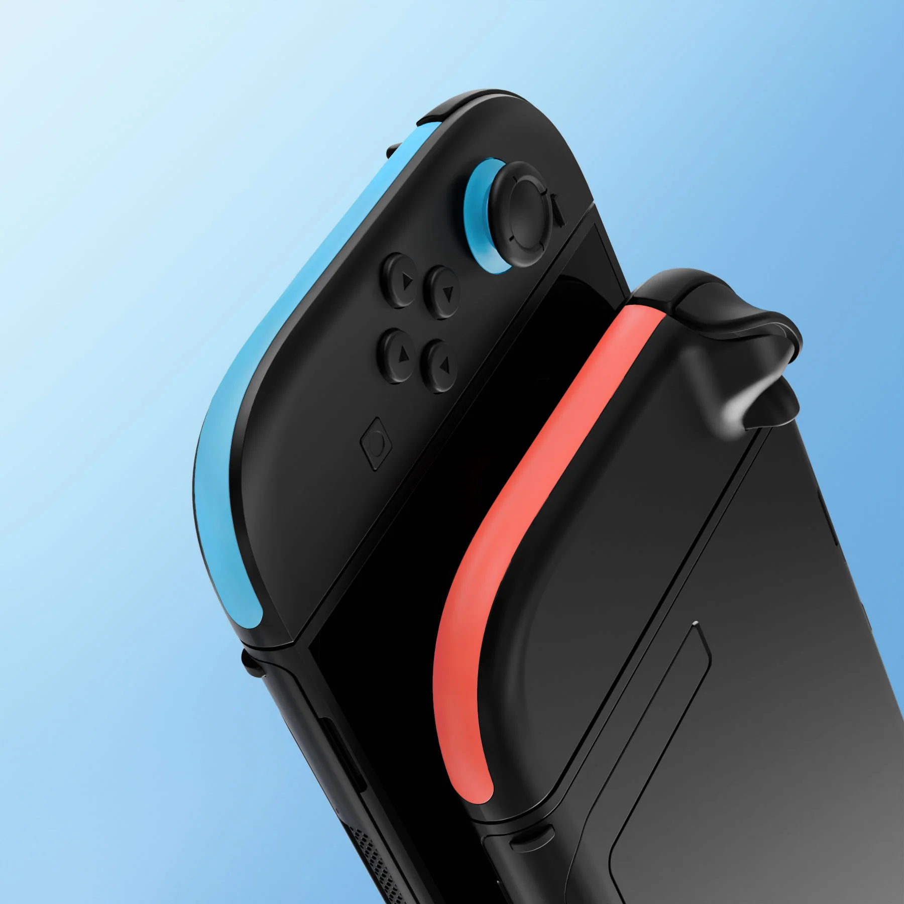 eXtremeRate Replacement Decorative Strips for Joycon 2 of Nintendo Switch 2 - Blue & Orange - Image 7