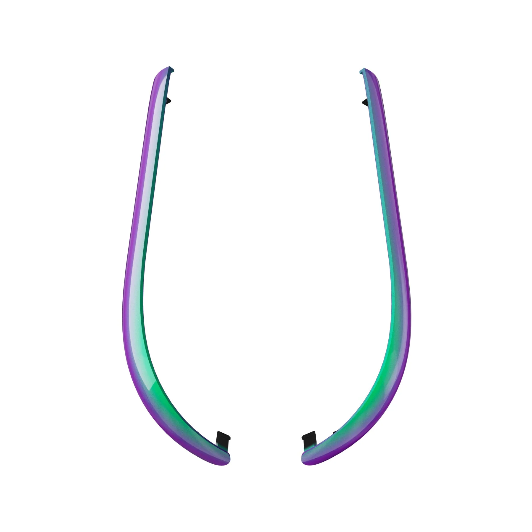eXtremeRate Replacement Decorative Strips for Joycon 2 of Nintendo Switch 2 - Chameleon Green Purple - Image 8