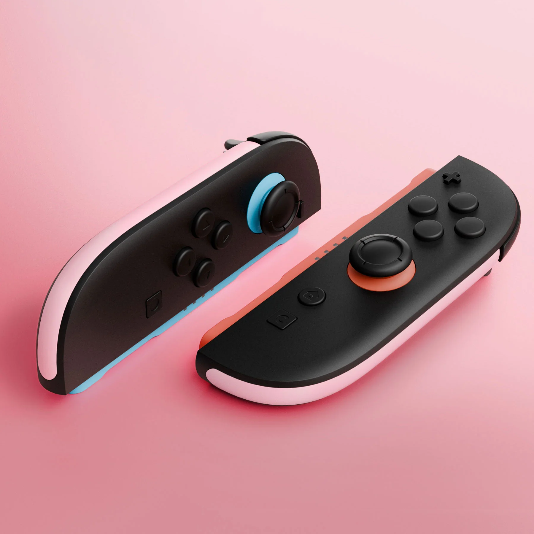 eXtremeRate Replacement Decorative Strips for Joycon 2 of Nintendo Switch 2 - Cherry Blossoms Pink - Image 6