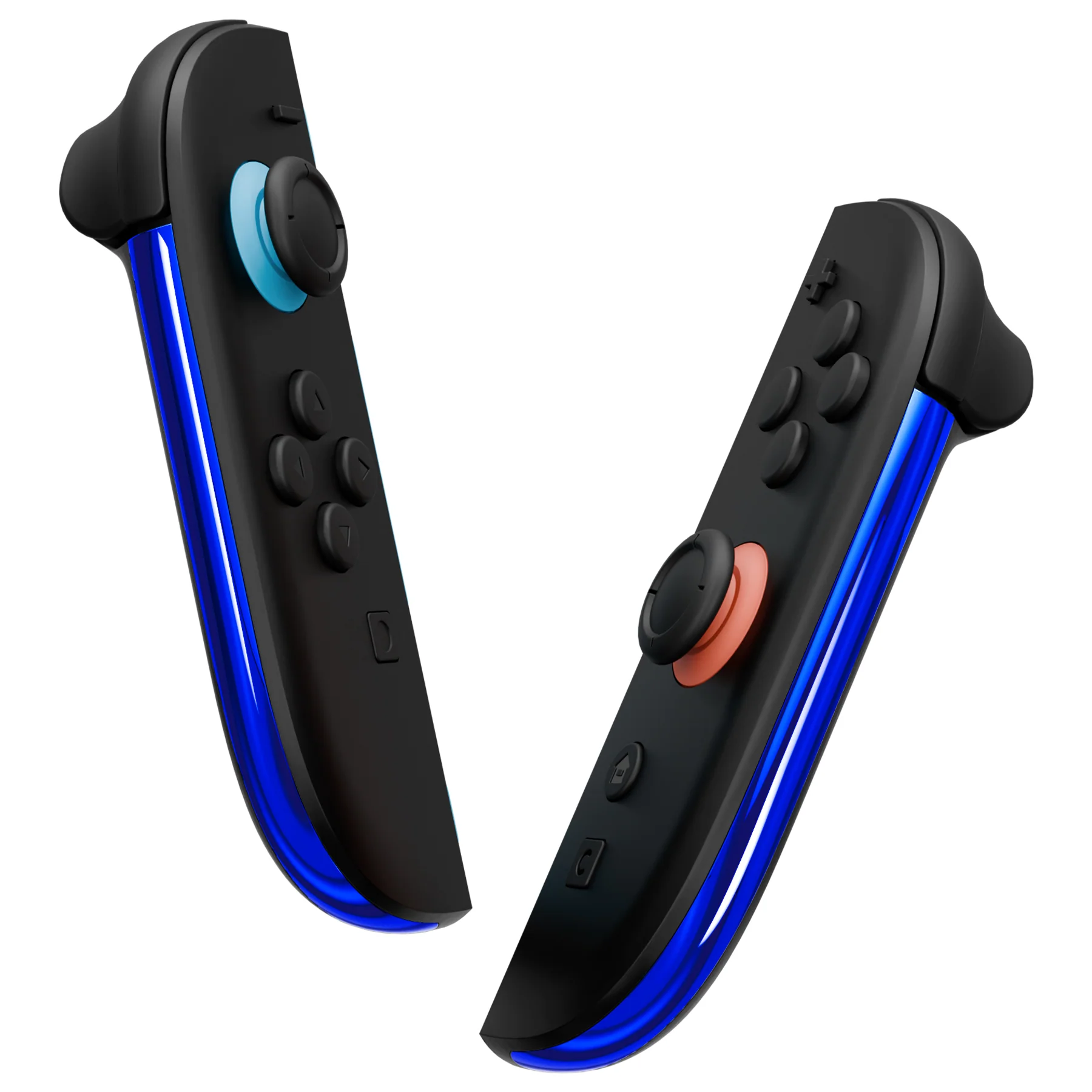 eXtremeRate Replacement Decorative Strips for Joycon 2 of Nintendo Switch 2 - Chrome Blue - Image 3