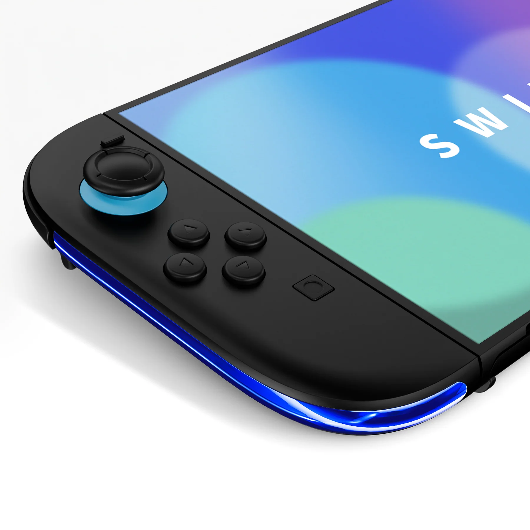 eXtremeRate Replacement Decorative Strips for Joycon 2 of Nintendo Switch 2 - Chrome Blue - Image 4