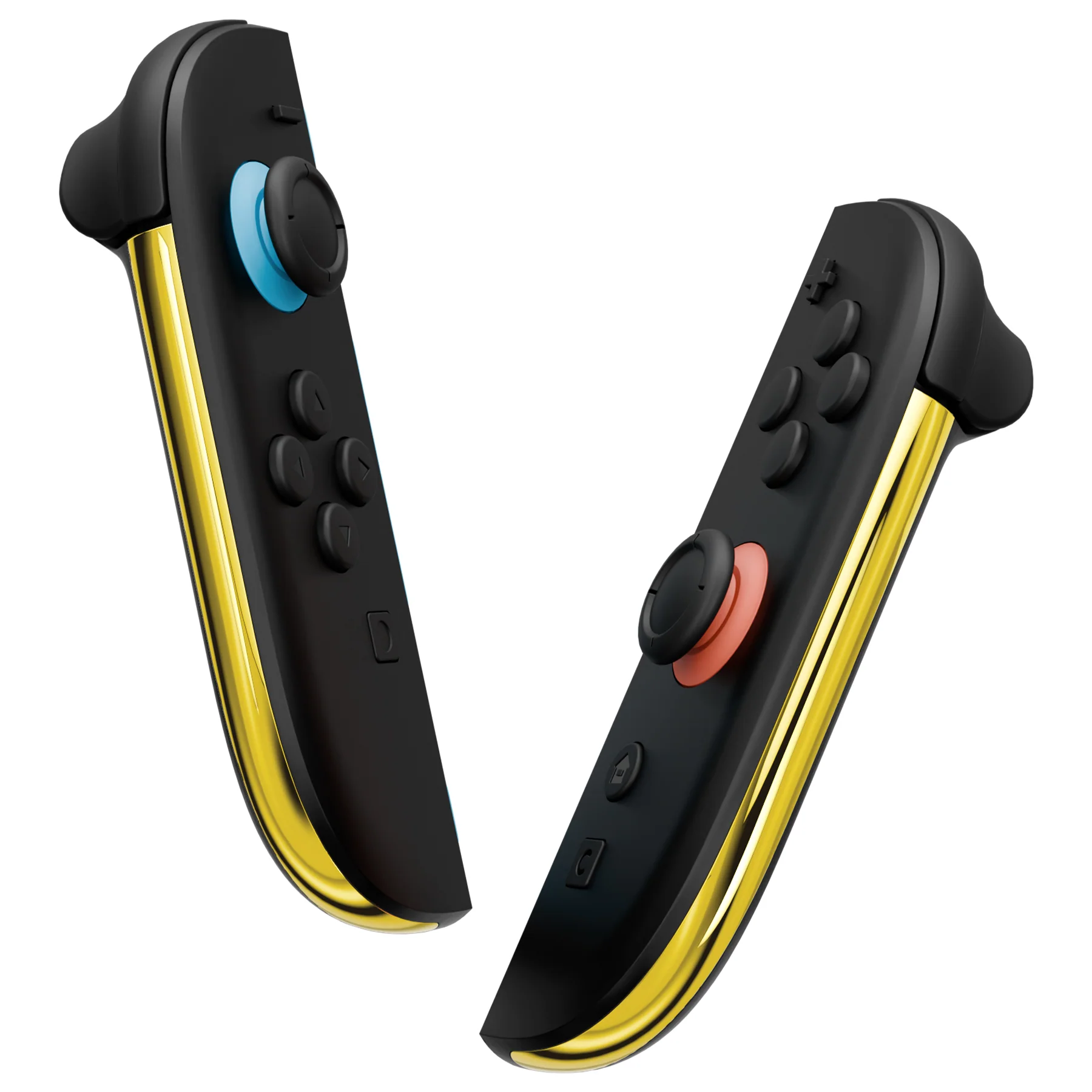 eXtremeRate Replacement Decorative Strips for Joycon 2 of Nintendo Switch 2 - Chrome Gold - Image 3