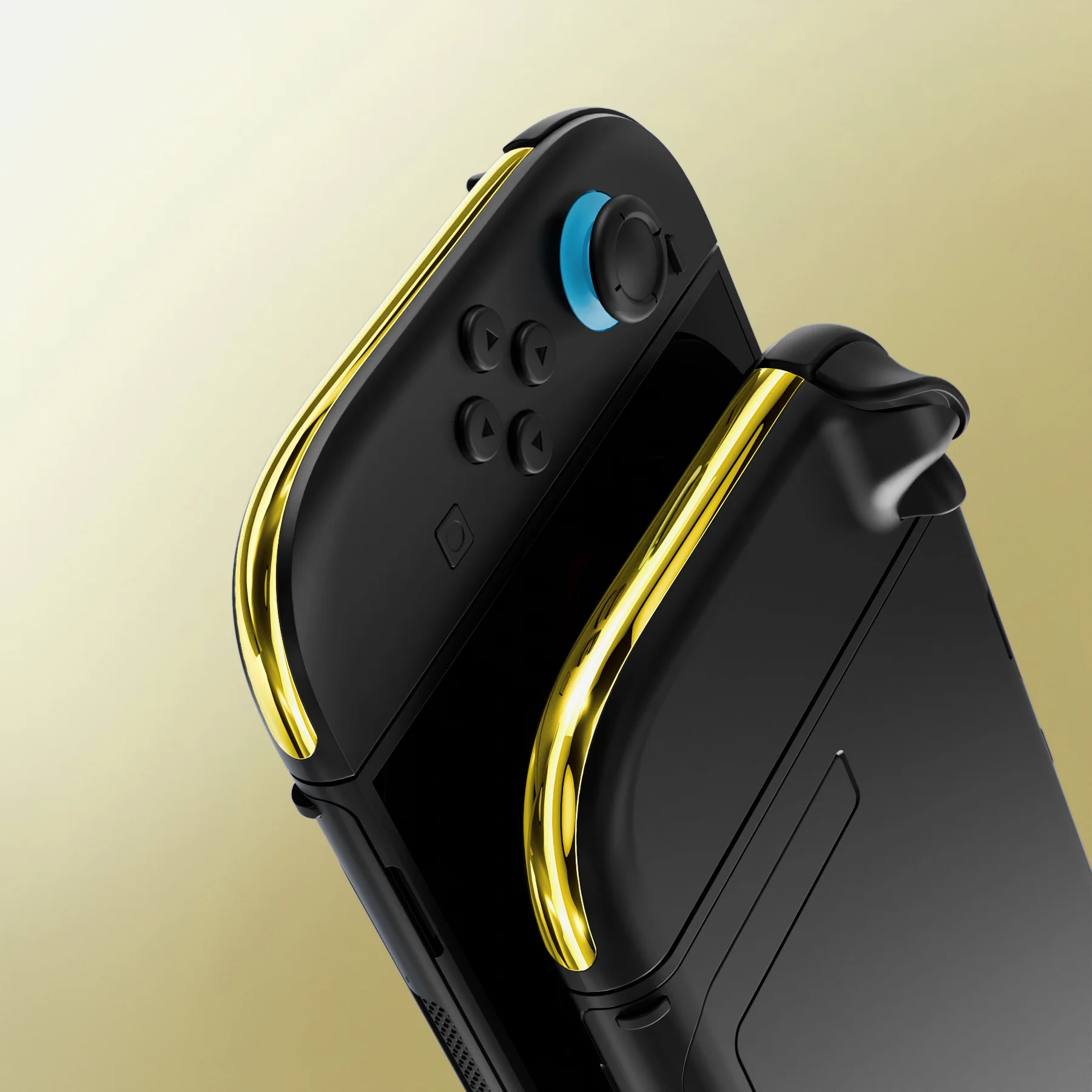 eXtremeRate Replacement Decorative Strips for Joycon 2 of Nintendo Switch 2 - Chrome Gold - Image 7