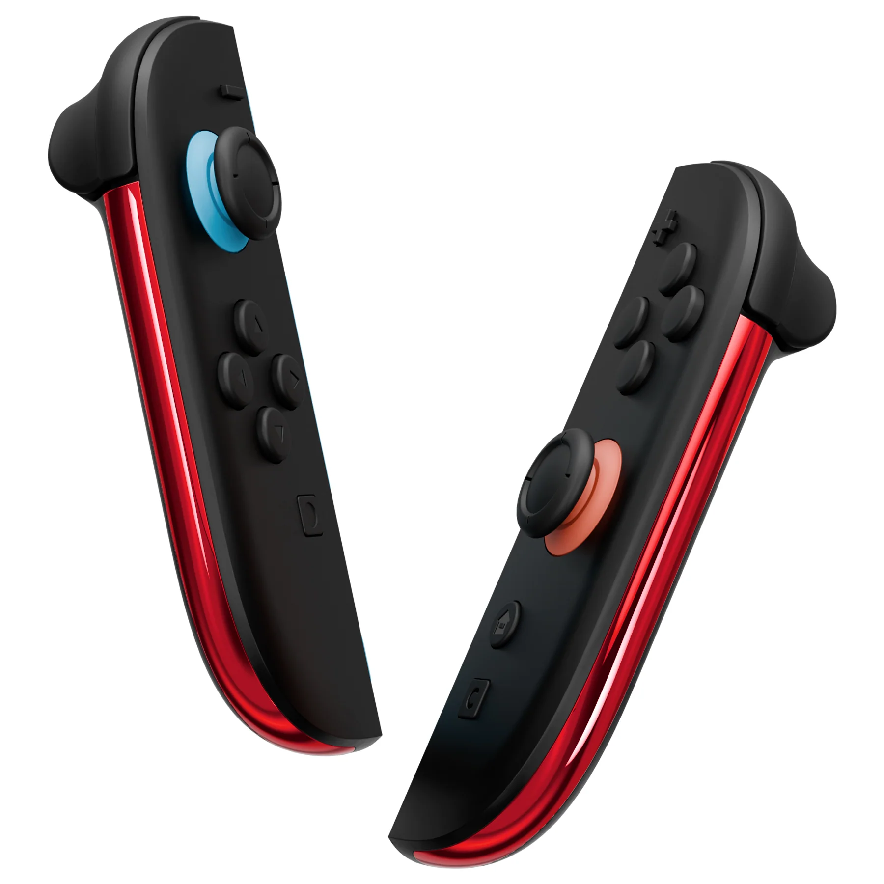 eXtremeRate Replacement Decorative Strips for Joycon 2 of Nintendo Switch 2 - Chrome Red - Image 3