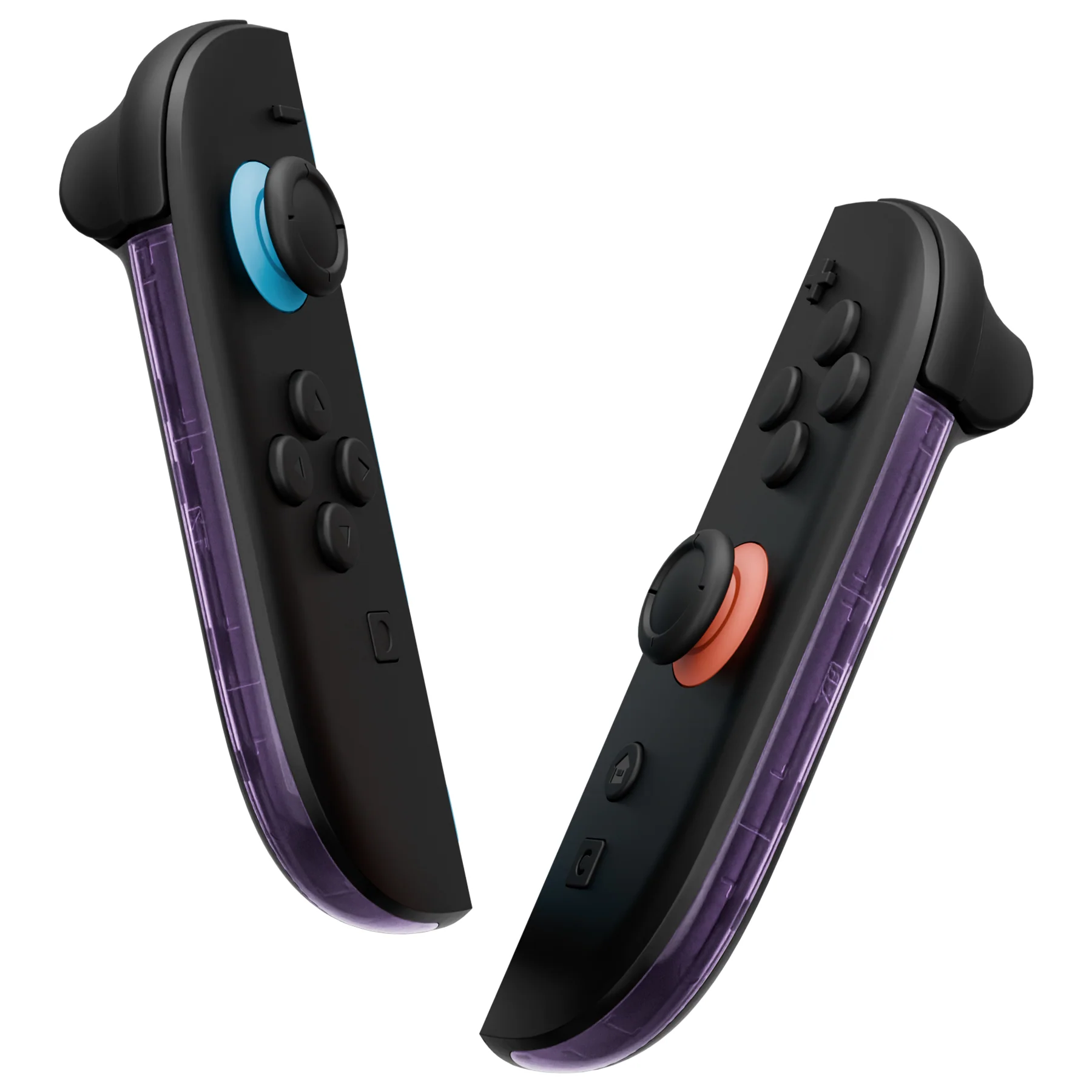 eXtremeRate Replacement Decorative Strips for Joycon 2 of Nintendo Switch 2 - Clear Atomic Purple - Image 3