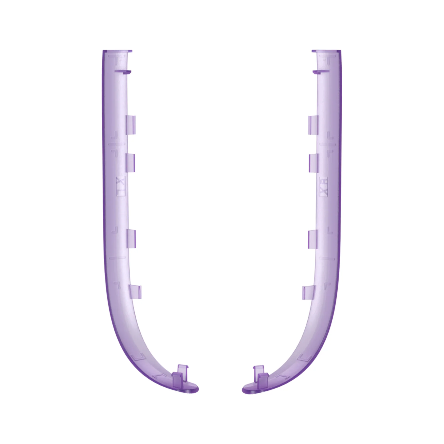 eXtremeRate Replacement Decorative Strips for Joycon 2 of Nintendo Switch 2 - Clear Atomic Purple - Image 8