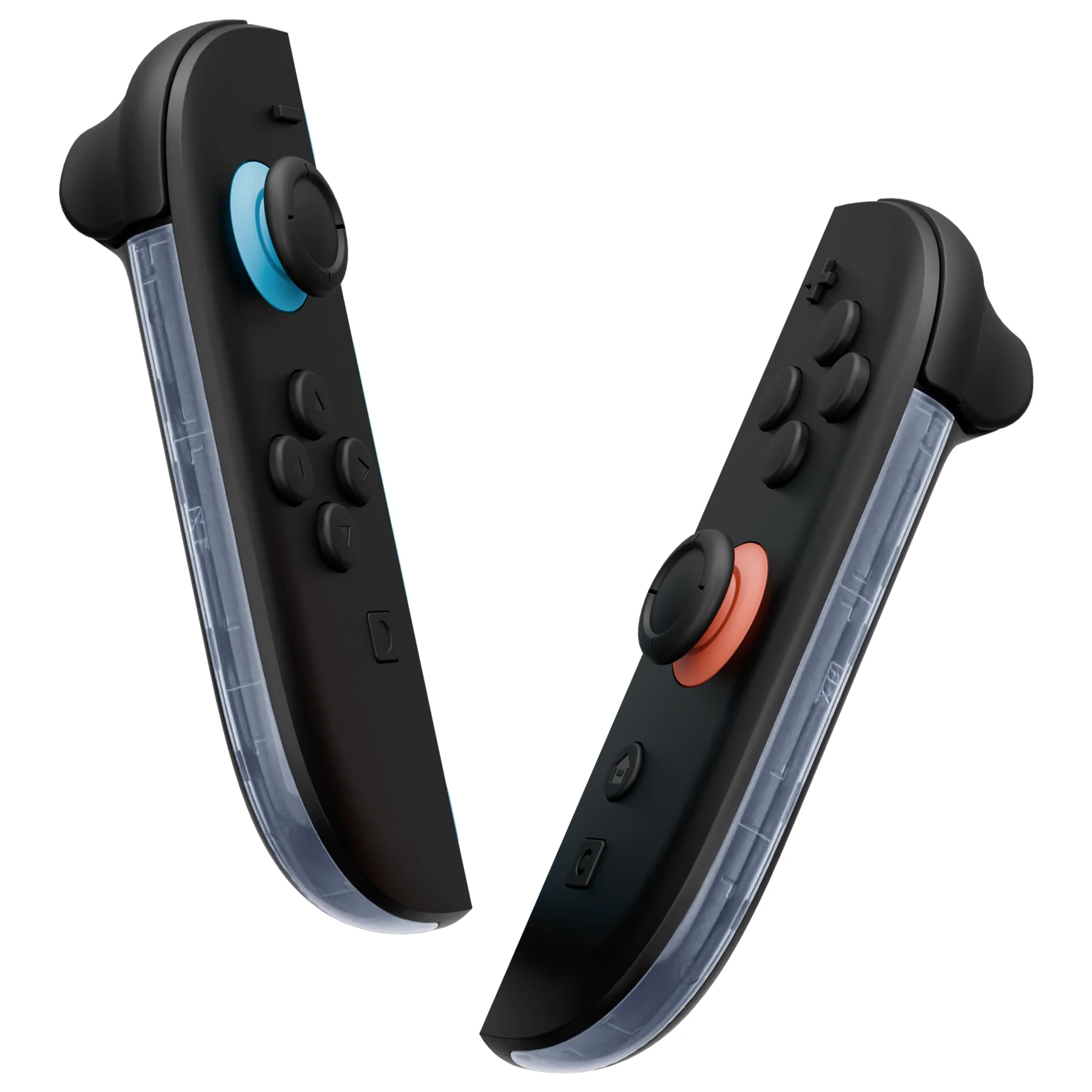 eXtremeRate Replacement Decorative Strips for Joycon 2 of Nintendo Switch 2 - Clear Glacier Blue - Image 3