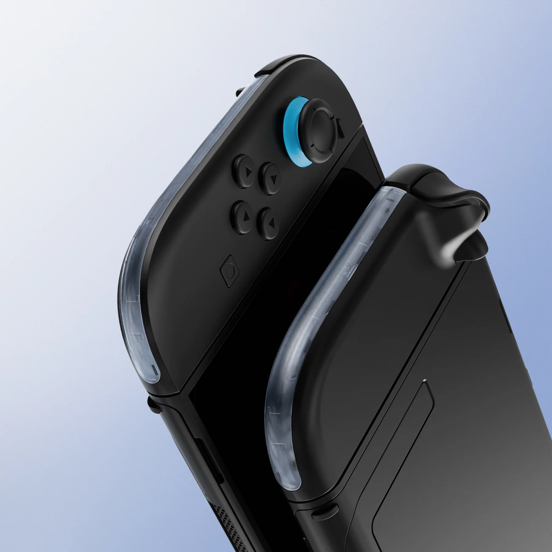 eXtremeRate Replacement Decorative Strips for Joycon 2 of Nintendo Switch 2 - Clear Glacier Blue - Image 7
