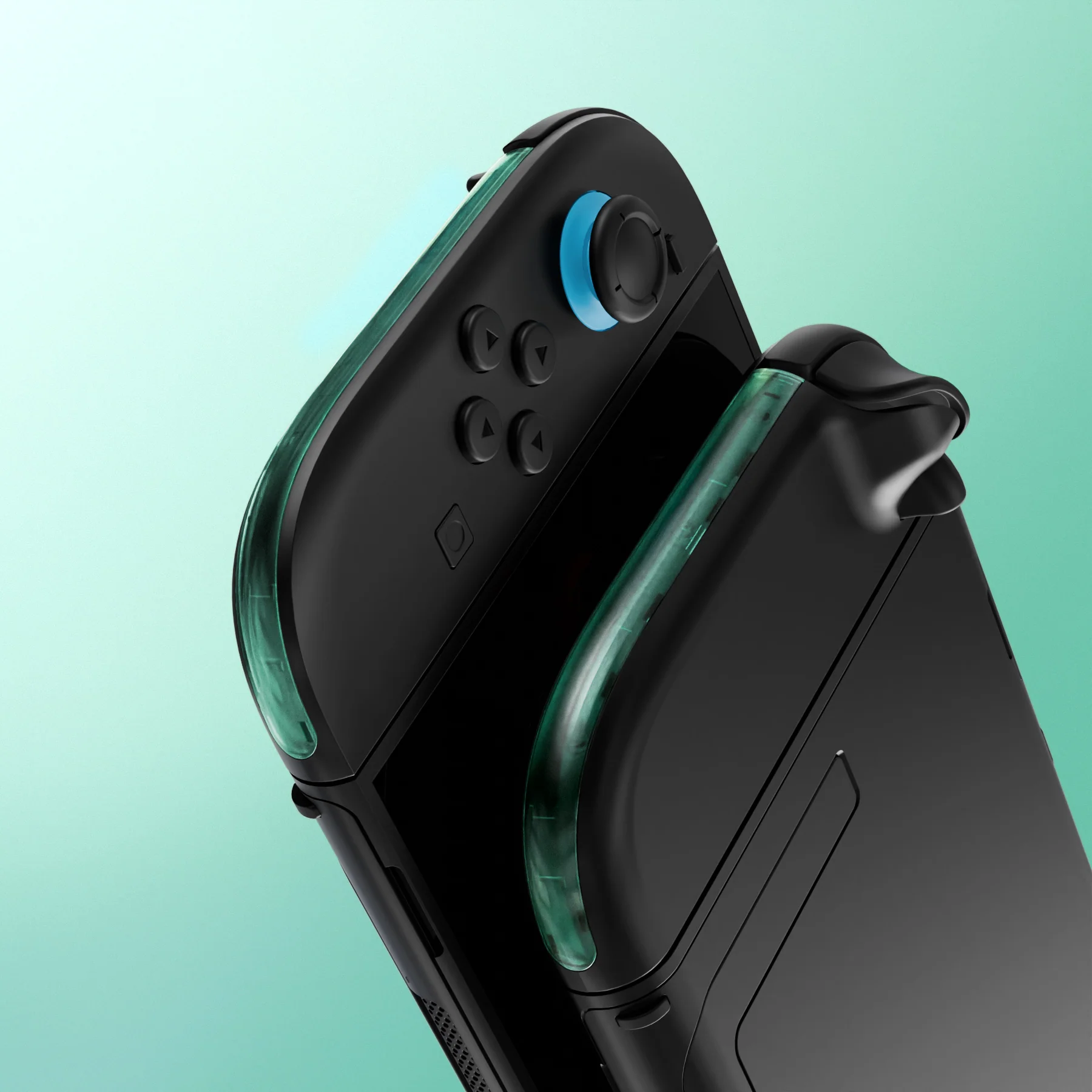 eXtremeRate Replacement Decorative Strips for Joycon 2 of Nintendo Switch 2 - Emerald Green - Image 7
