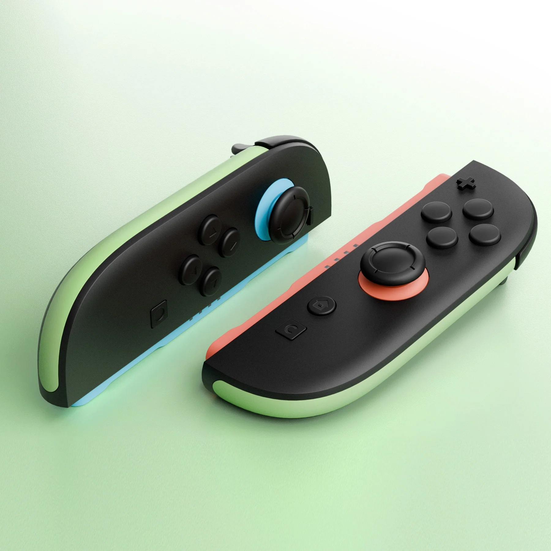 eXtremeRate Replacement Decorative Strips for Joycon 2 of Nintendo Switch 2 - Matcha Green - Image 6