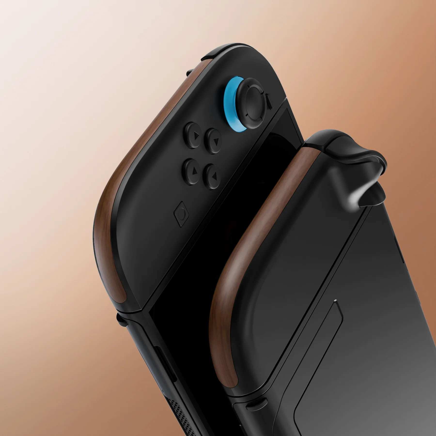 eXtremeRate Replacement Decorative Strips for Joycon 2 of Nintendo Switch 2 - Wood Grain - Image 7
