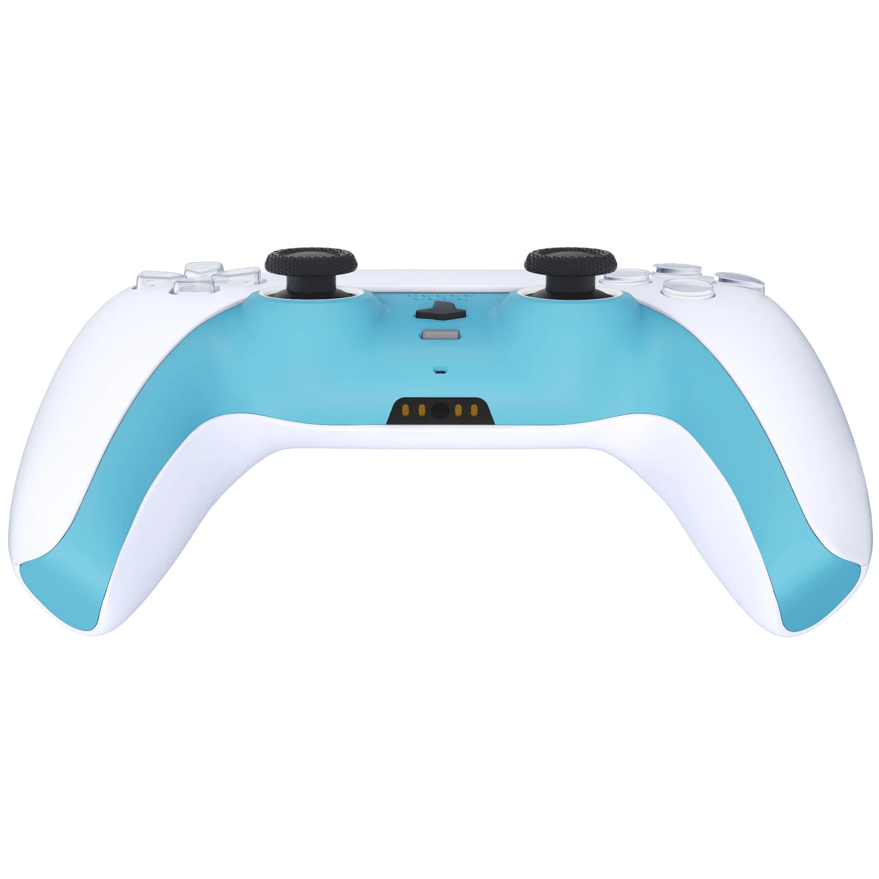 eXtremeRate Replacement Decorative Trim Shell with Accent Rings Compatible with PS5 Controller BDM-010/020/030/040/050 - Heaven Blue - Image 6