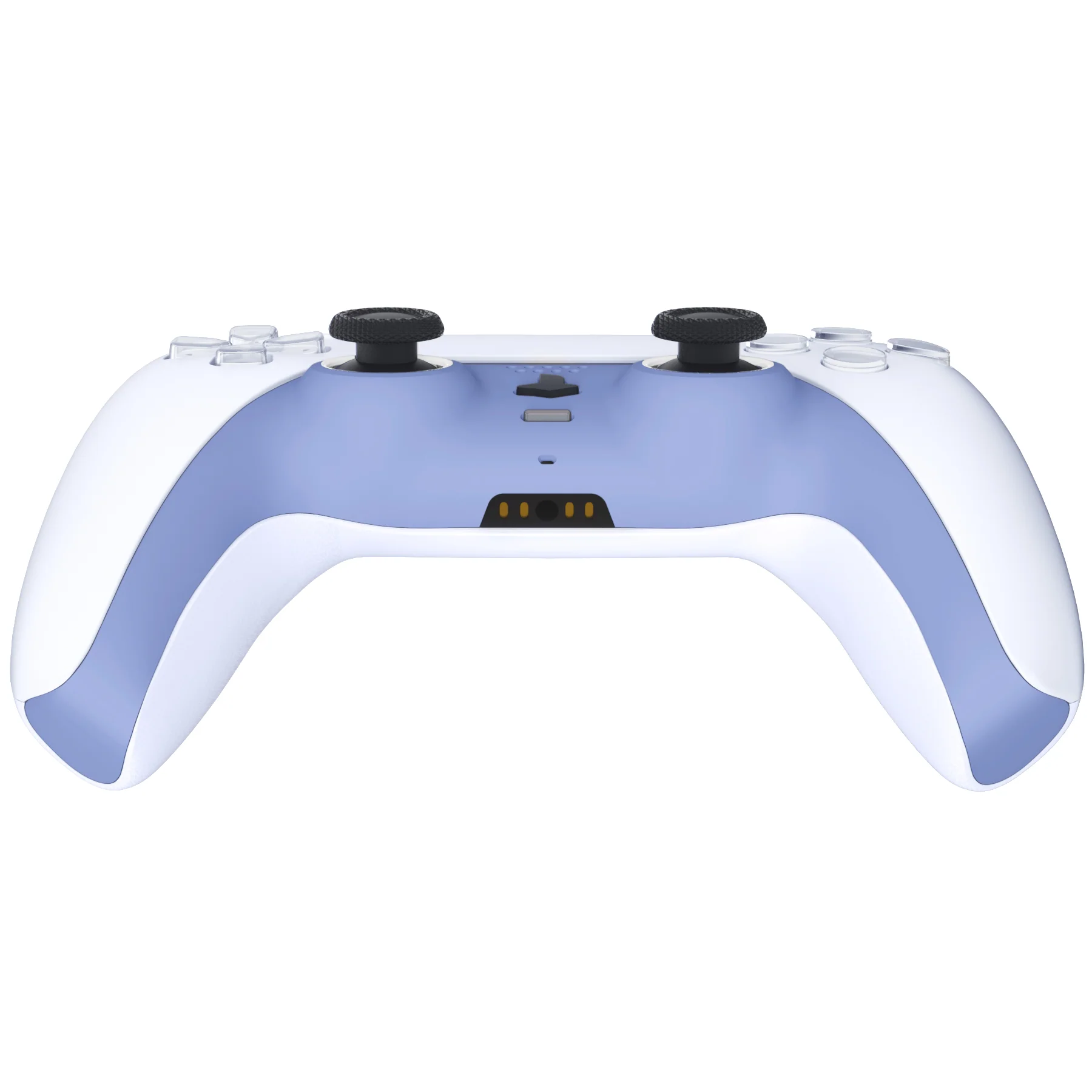 eXtremeRate Replacement Decorative Trim Shell with Accent Rings Compatible with PS5 Controller BDM-010/020/030/040/050 - Light Violet - Image 6