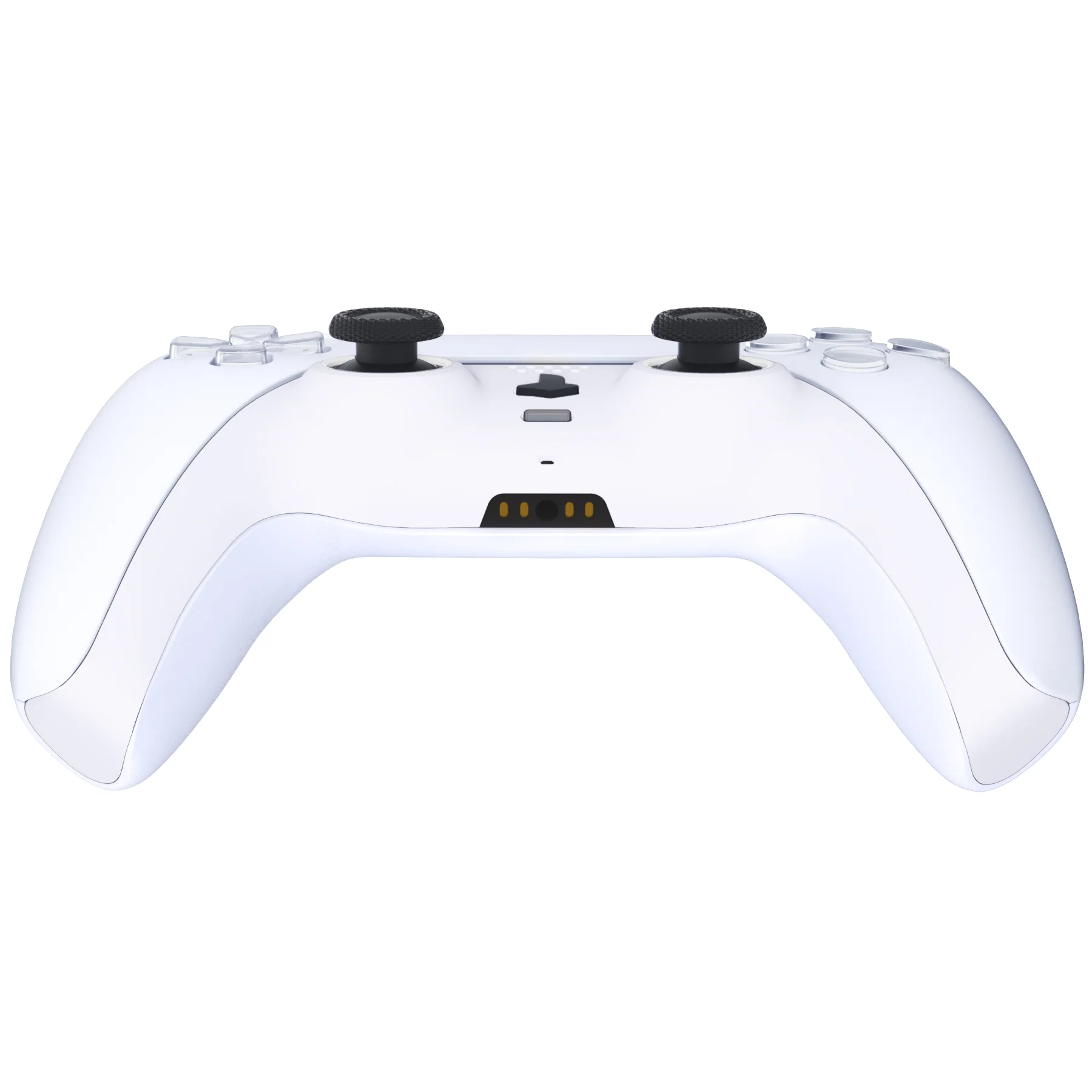 eXtremeRate Replacement Decorative Trim Shell with Accent Rings Compatible with PS5 Controller BDM-010/020/030/040/050 - White - Image 6