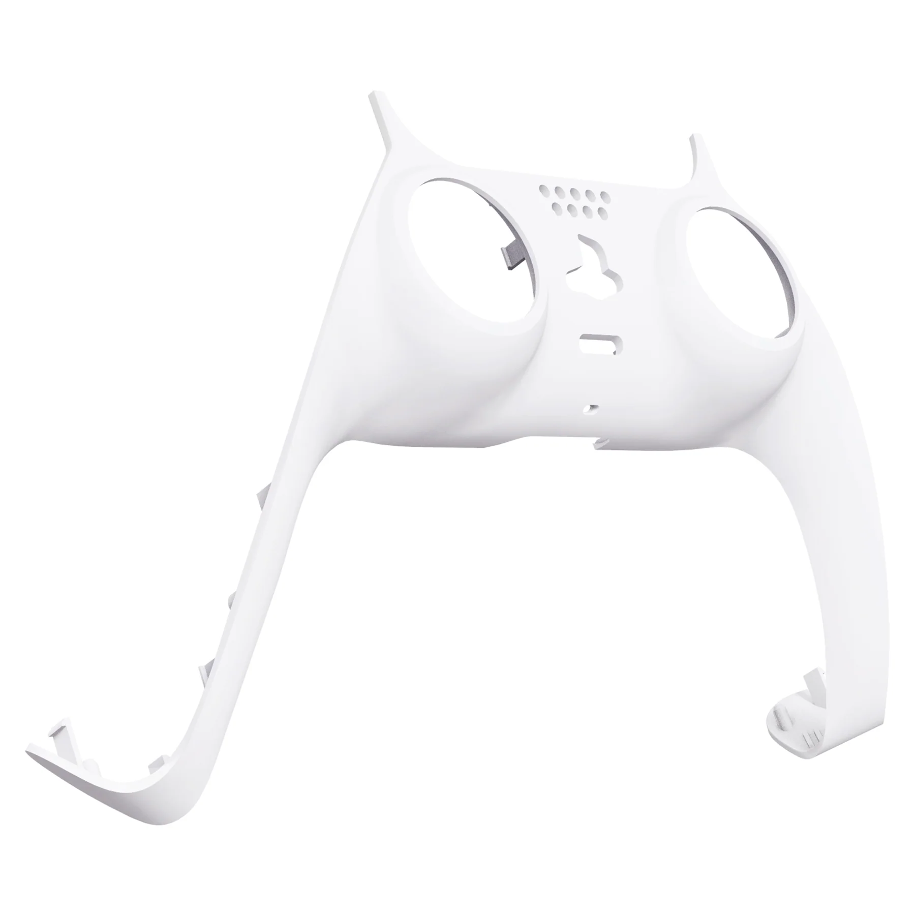 eXtremeRate Replacement Decorative Trim Shell with Accent Rings Compatible with PS5 Controller BDM-010/020/030/040/050 - White - Image 9