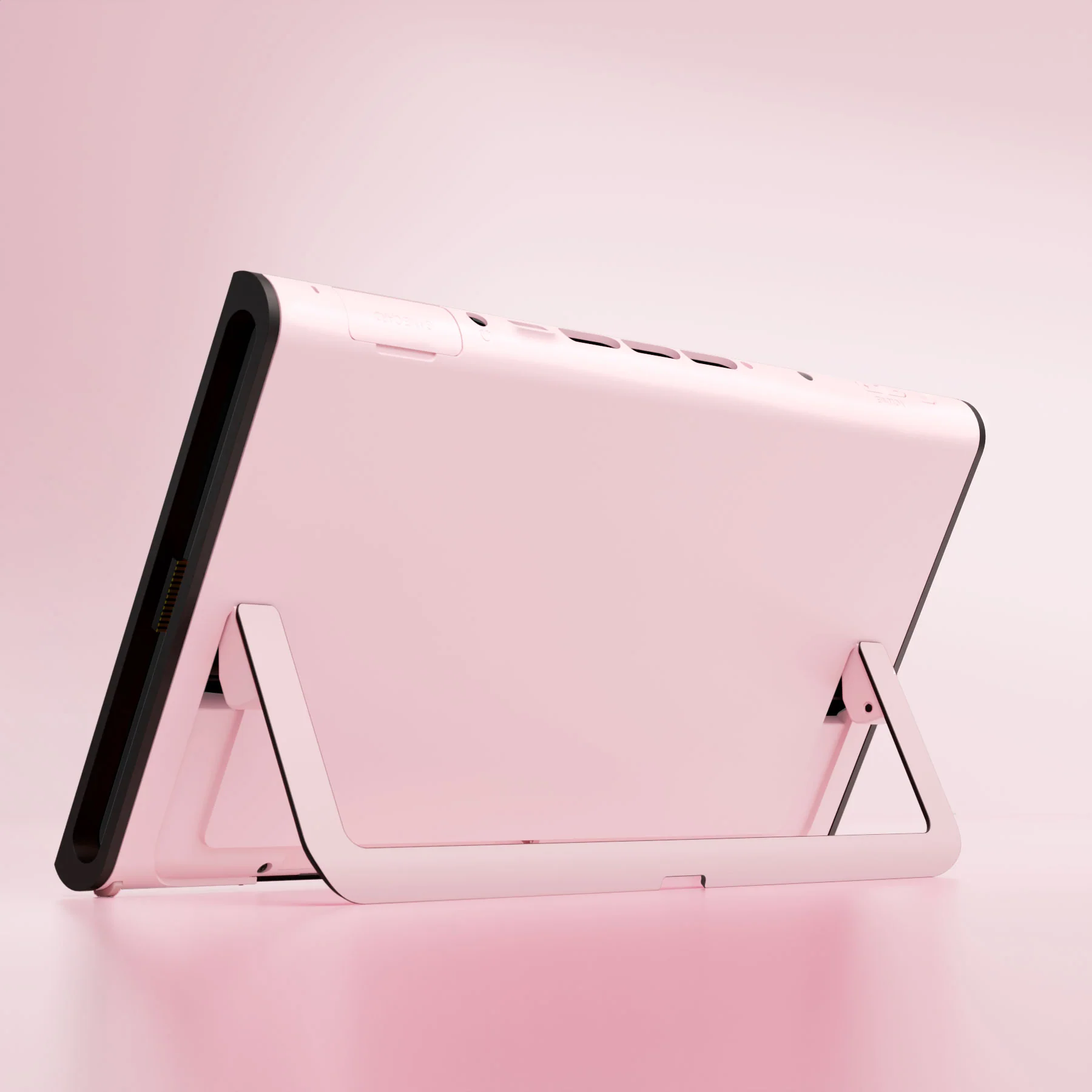 eXtremeRate Replacement DIY Rear Back Plate for Nintendo Switch 2 Handheld Console  (Without Kickstand) - Cherry Blossoms Pink - Image 5
