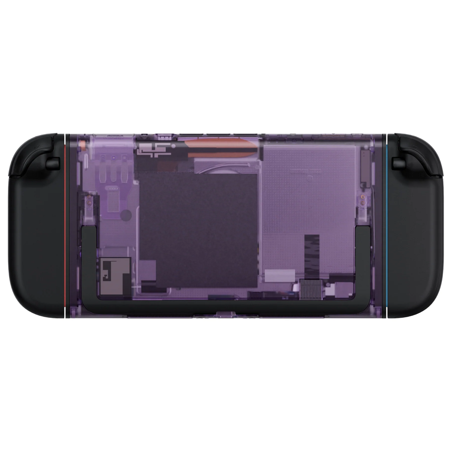 eXtremeRate Replacement DIY Rear Back Plate for Nintendo Switch 2 Handheld Console  (Without Kickstand) - Clear Atomic Purple - Image 3