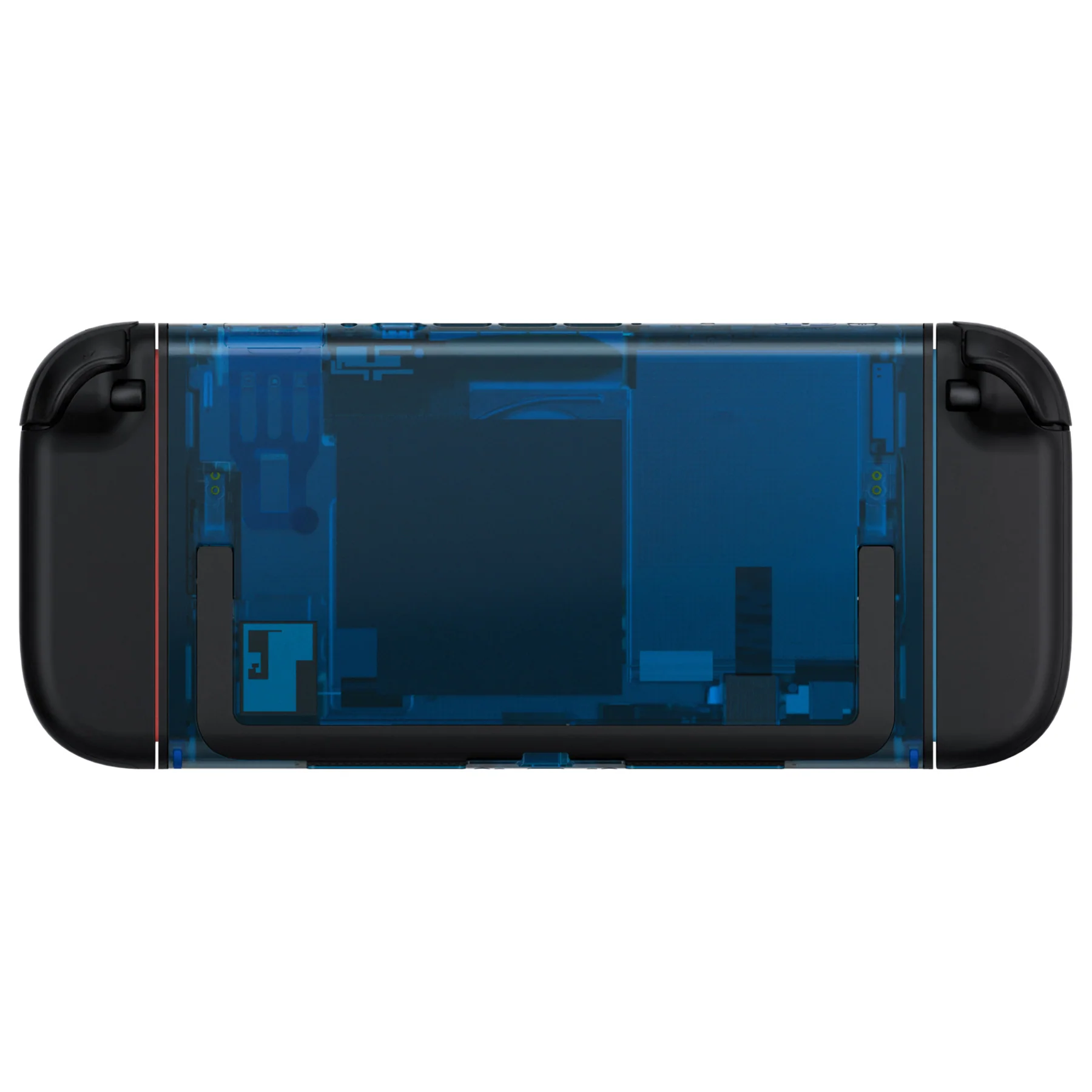 eXtremeRate Replacement DIY Rear Back Plate for Nintendo Switch 2 Handheld Console  (Without Kickstand) - Clear Blue - Image 3