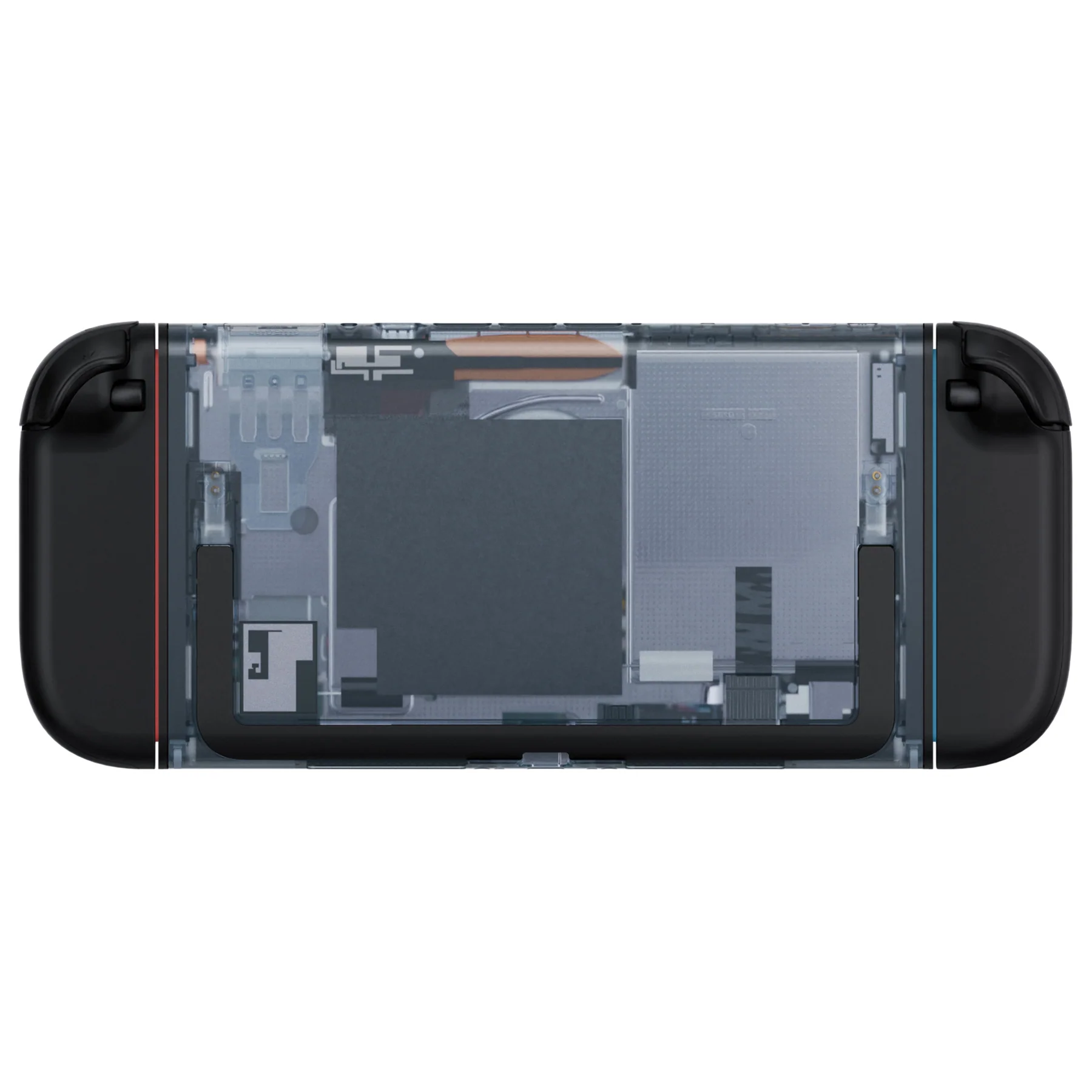 eXtremeRate Replacement DIY Rear Back Plate for Nintendo Switch 2 Handheld Console  (Without Kickstand) - Clear Glacier Blue - Image 3