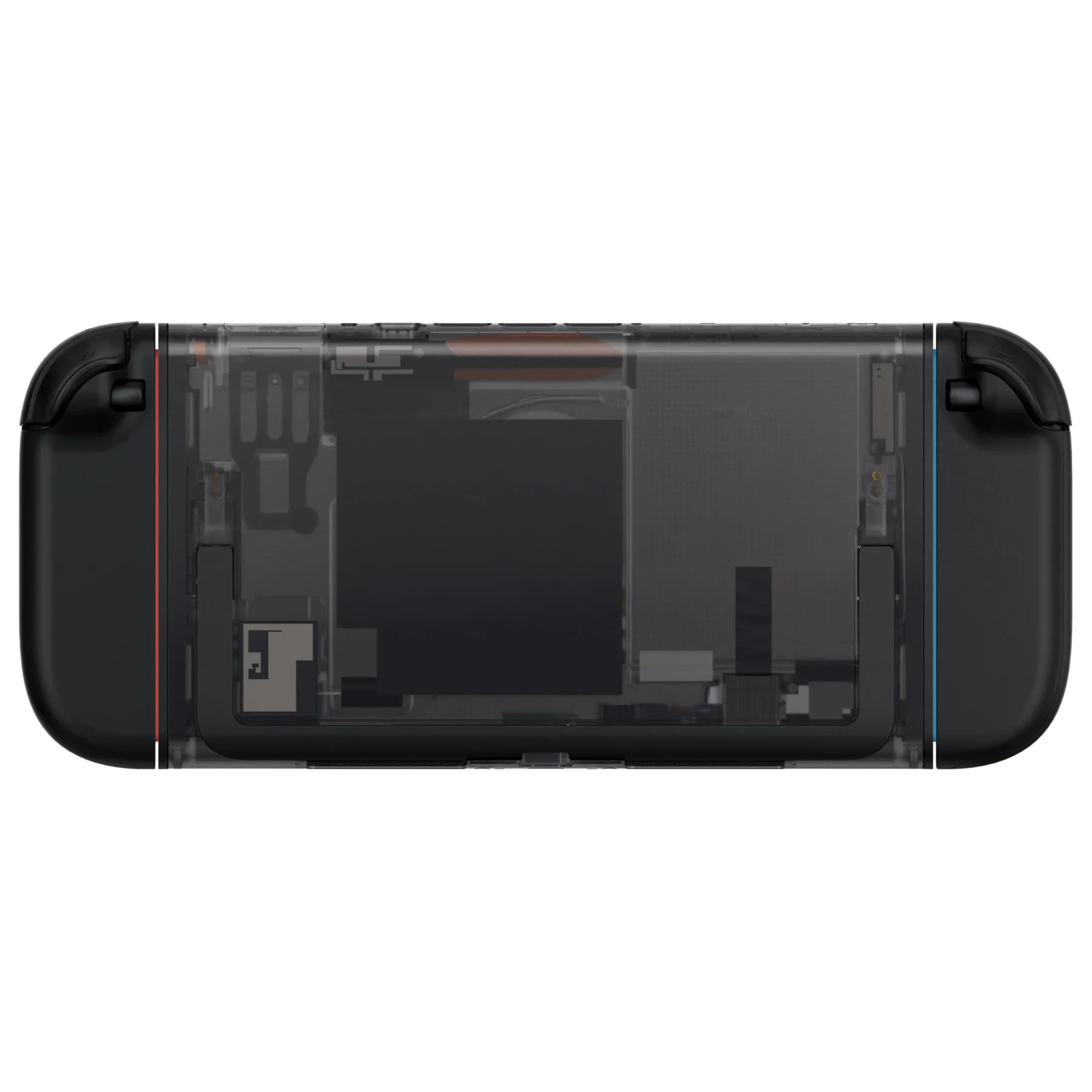 eXtremeRate Replacement DIY Rear Back Plate for Nintendo Switch 2 Handheld Console  (Without Kickstand) - Clear Slate Black - Image 3