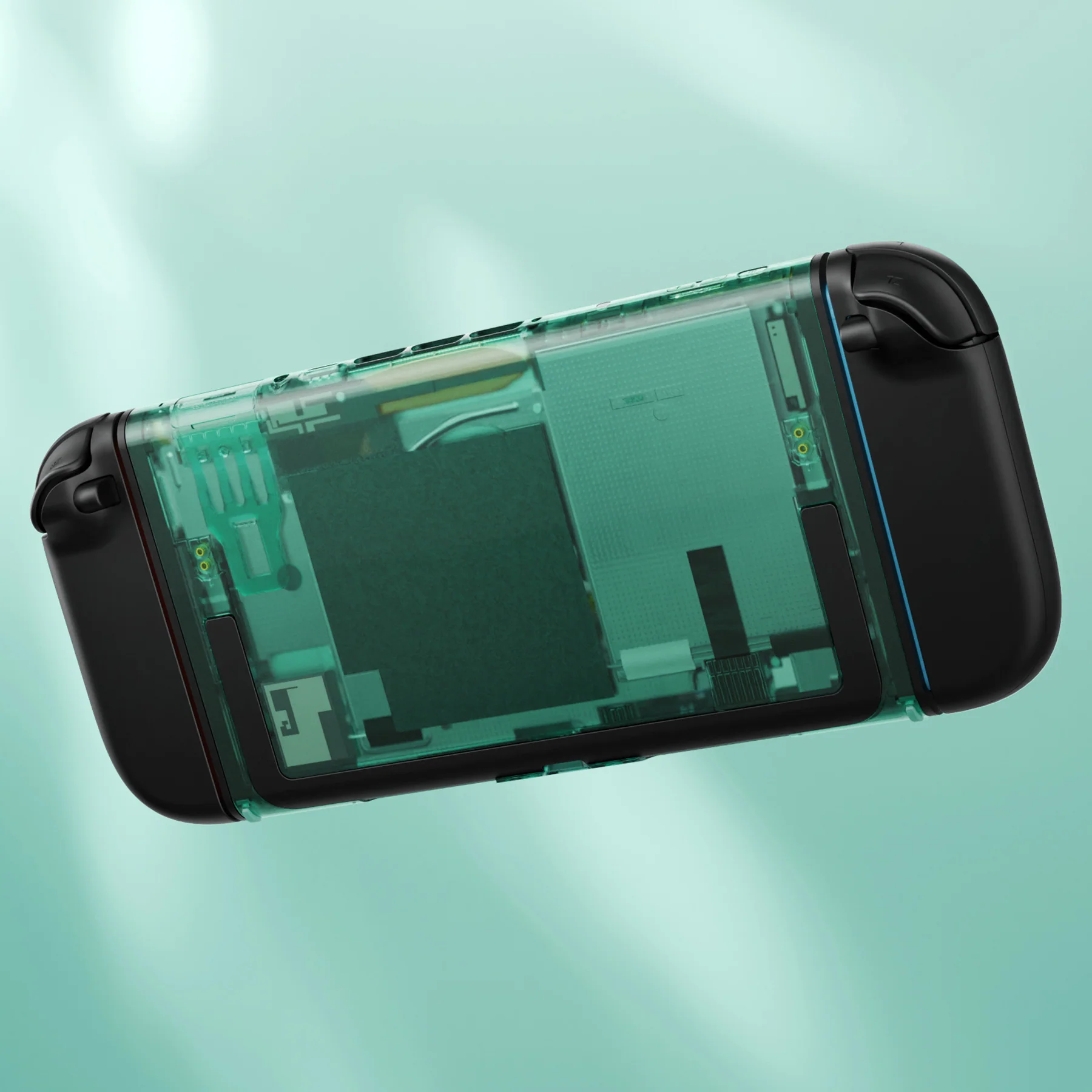 eXtremeRate Replacement DIY Rear Back Plate for Nintendo Switch 2 Handheld Console  (Without Kickstand) - Emerald Green - Image 7