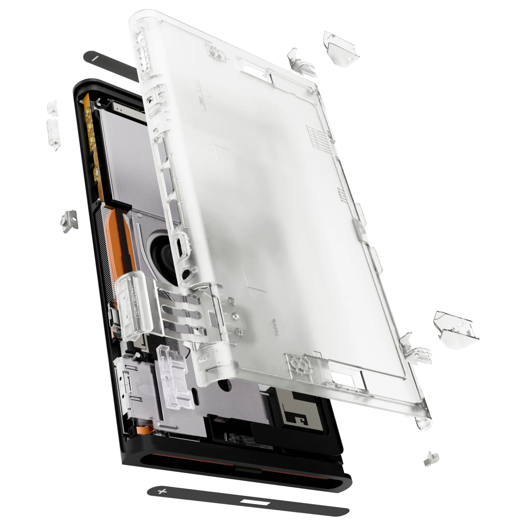 eXtremeRate Replacement DIY Rear Back Plate for Nintendo Switch 2 Handheld Console  (Without Kickstand) - Glow in Dark - Green - Image 4
