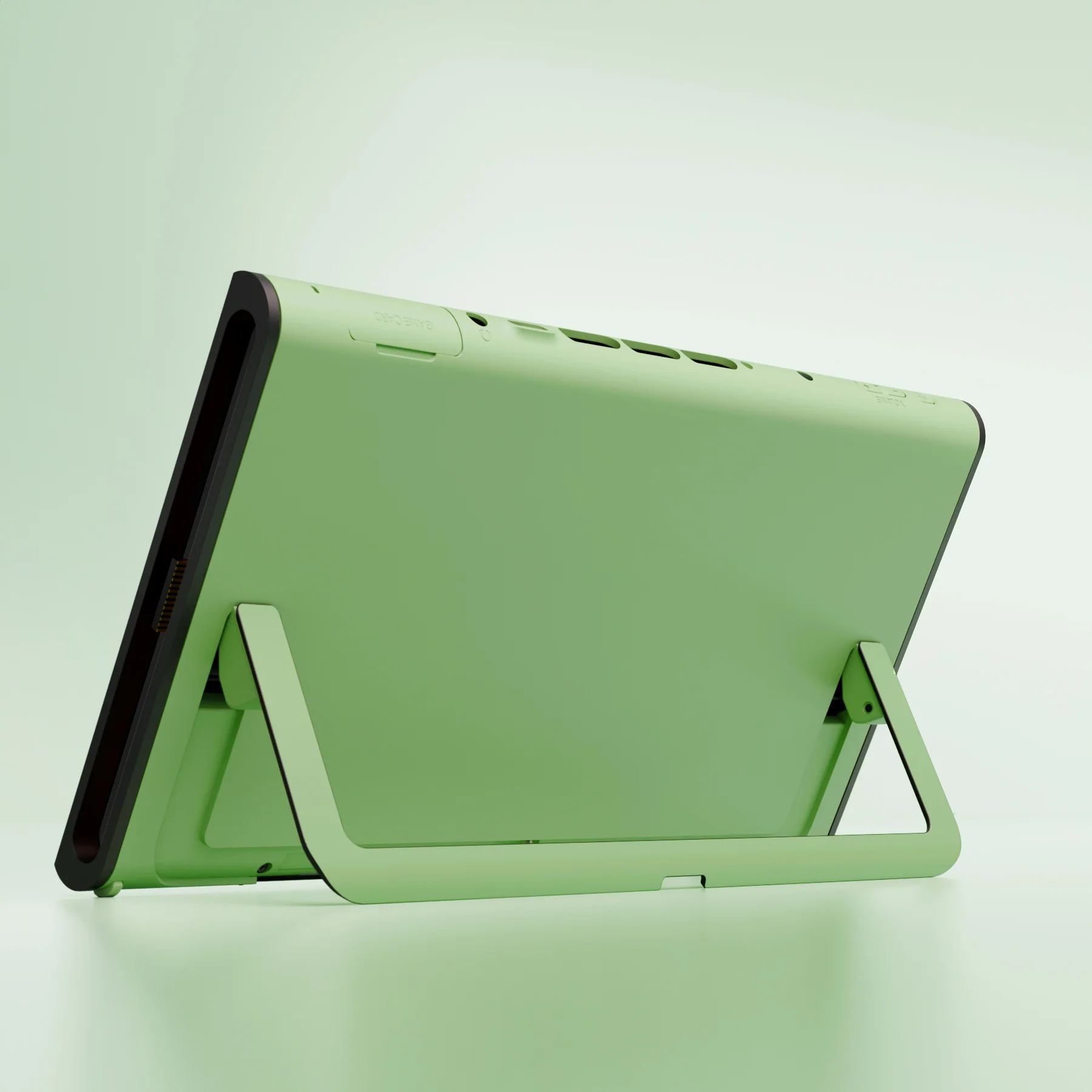 eXtremeRate Replacement DIY Rear Back Plate for Nintendo Switch 2 Handheld Console  (Without Kickstand) - Matcha Green - Image 5