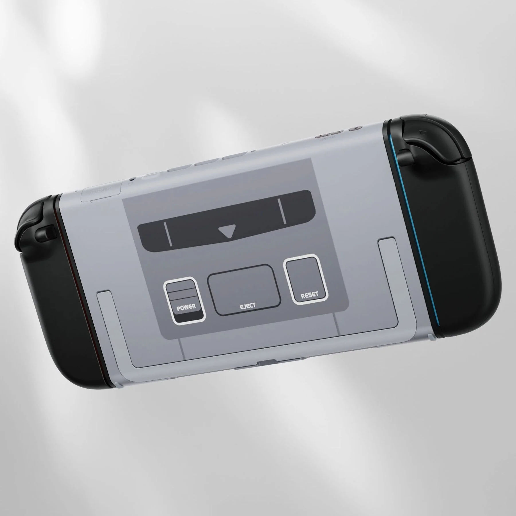 eXtremeRate Replacement DIY Rear Back Plate for Nintendo Switch 2 Handheld Console  (Without Kickstand) - SFC SNES Classic EU Style - Image 7