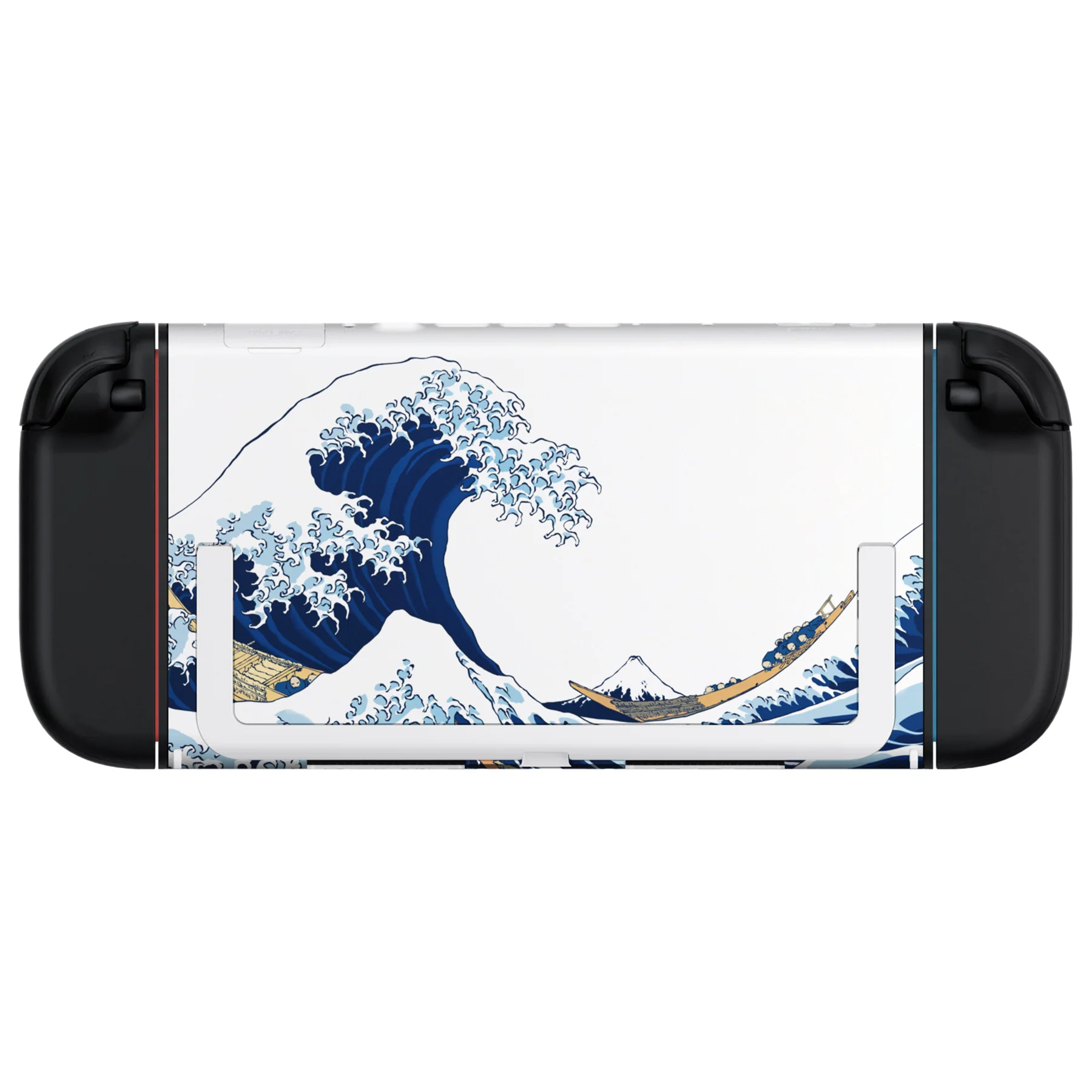eXtremeRate Replacement DIY Rear Back Plate for Nintendo Switch 2 Handheld Console  (Without Kickstand) - The Great Wave - Image 3