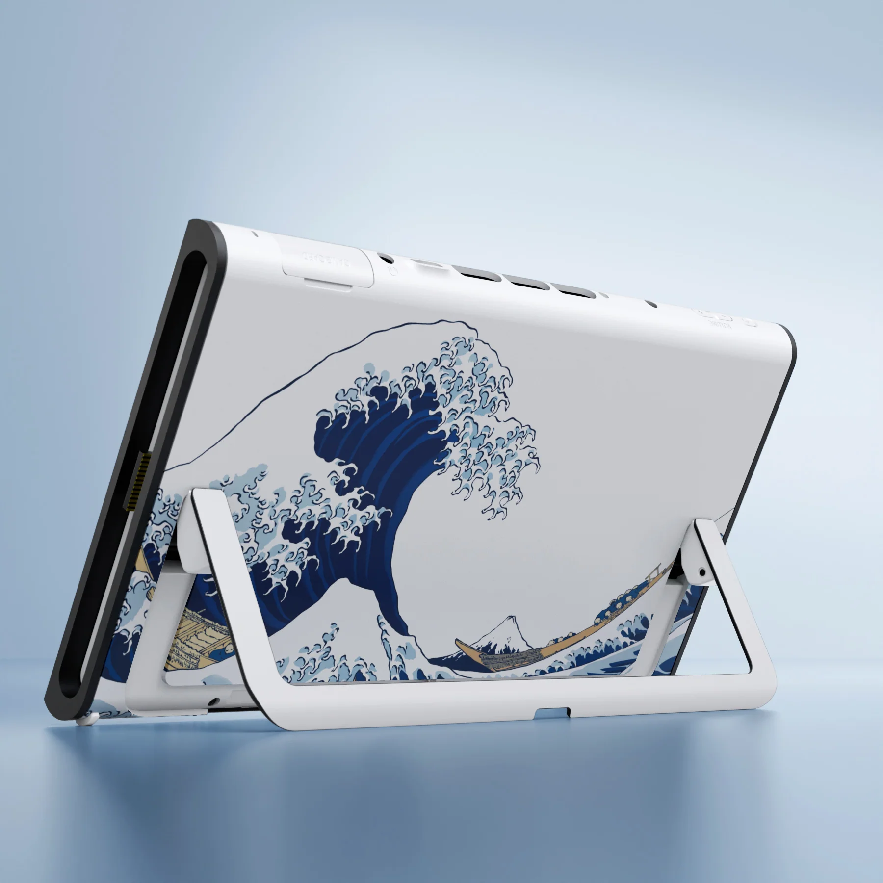 eXtremeRate Replacement DIY Rear Back Plate for Nintendo Switch 2 Handheld Console  (Without Kickstand) - The Great Wave - Image 5