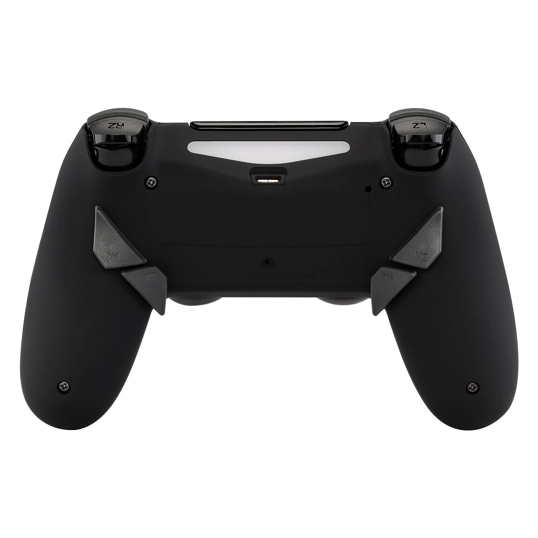eXtremeRate Replacement Ergonomic Back Buttons K1 K2 K3 K4 Paddles for PS4 Controller Dawn Remap Kit - Black - Image 4