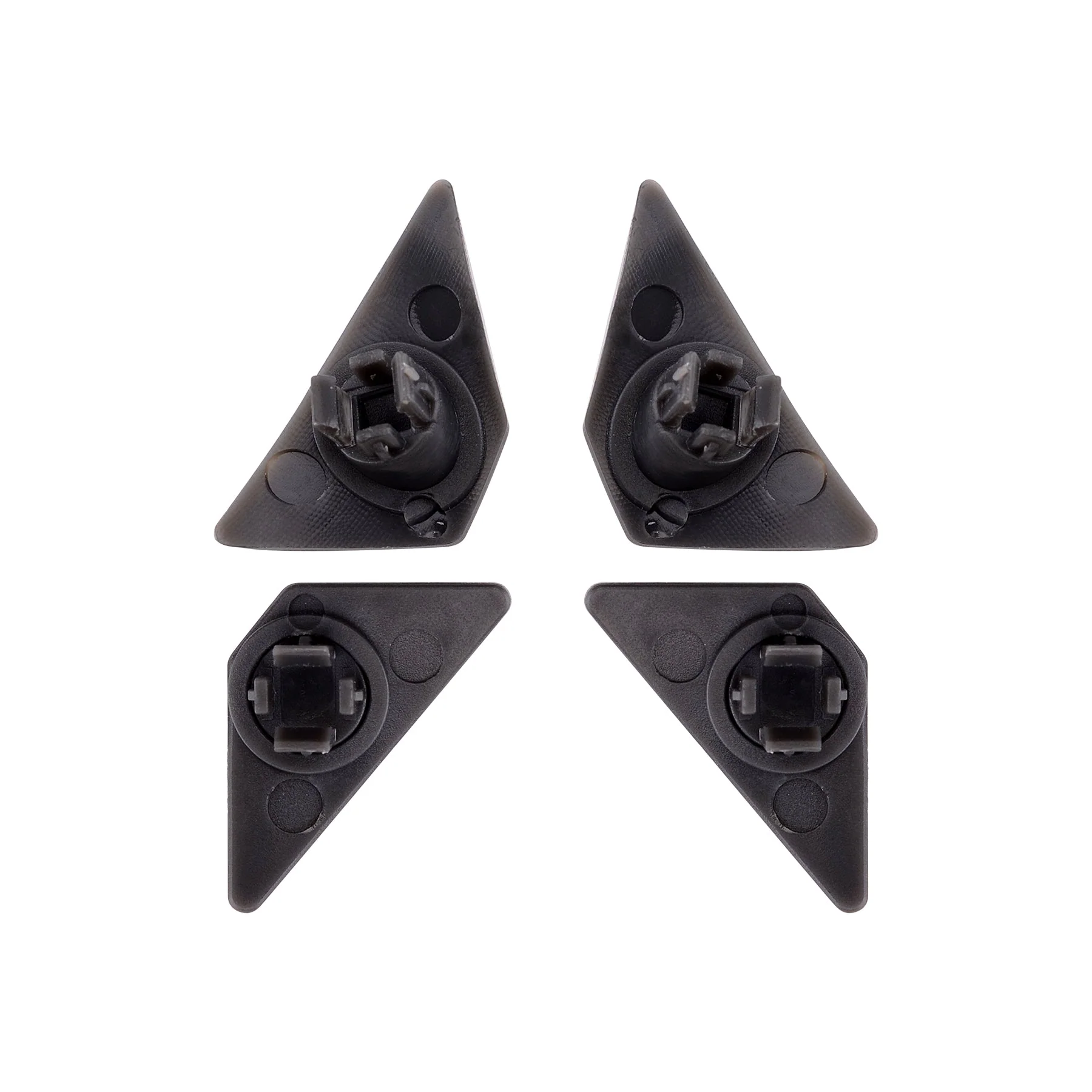 eXtremeRate Replacement Ergonomic Back Buttons K1 K2 K3 K4 Paddles for PS4 Controller Dawn Remap Kit - Black - Image 7