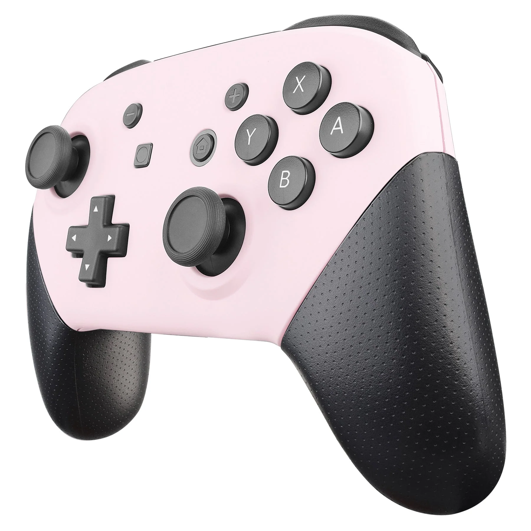 eXtremeRate Replacement Faceplate and Backplate for Nintendo Switch Pro Controller - Cherry Blossoms Pink - Image 4